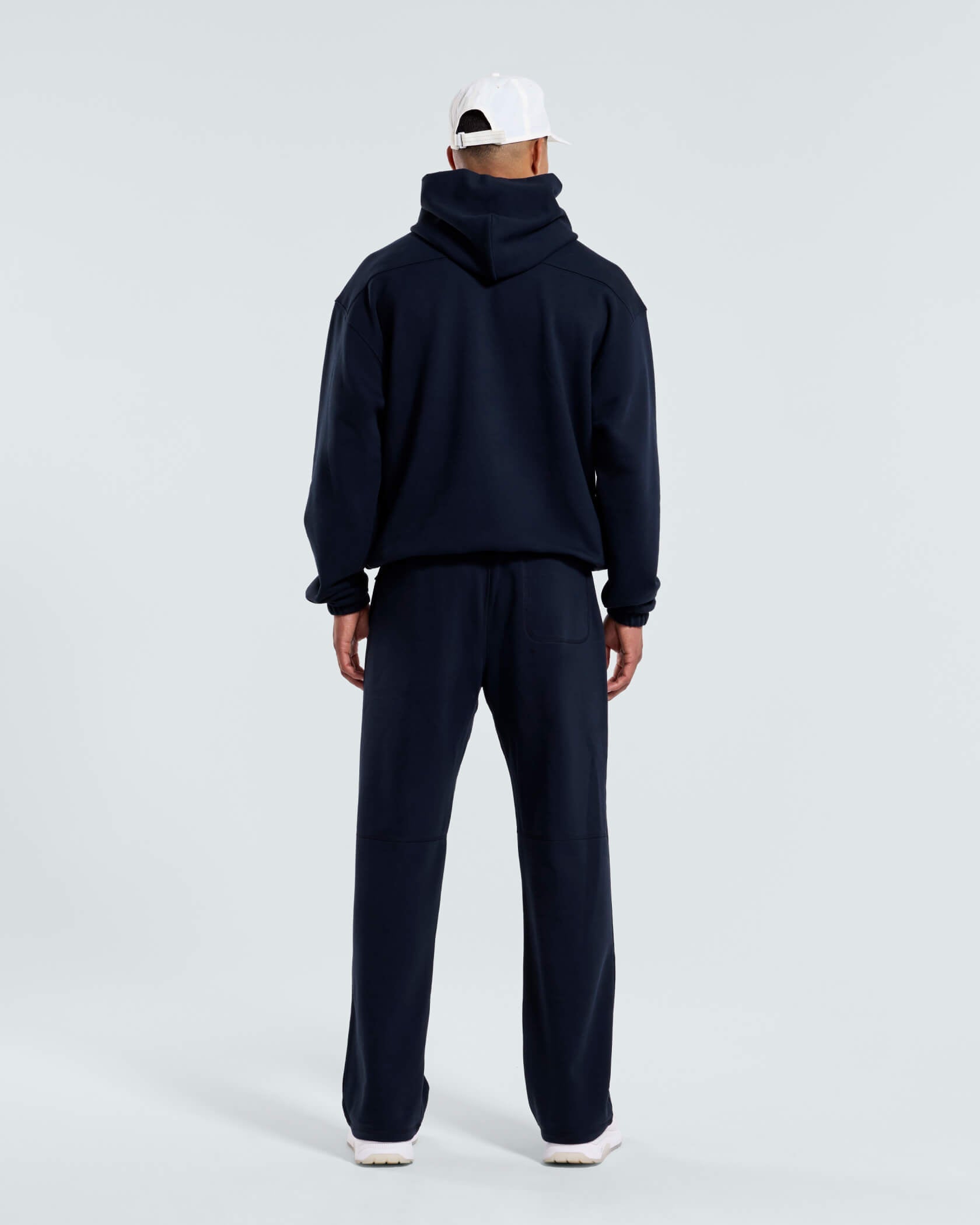 4AM. Fleece Hoodie |Black| back