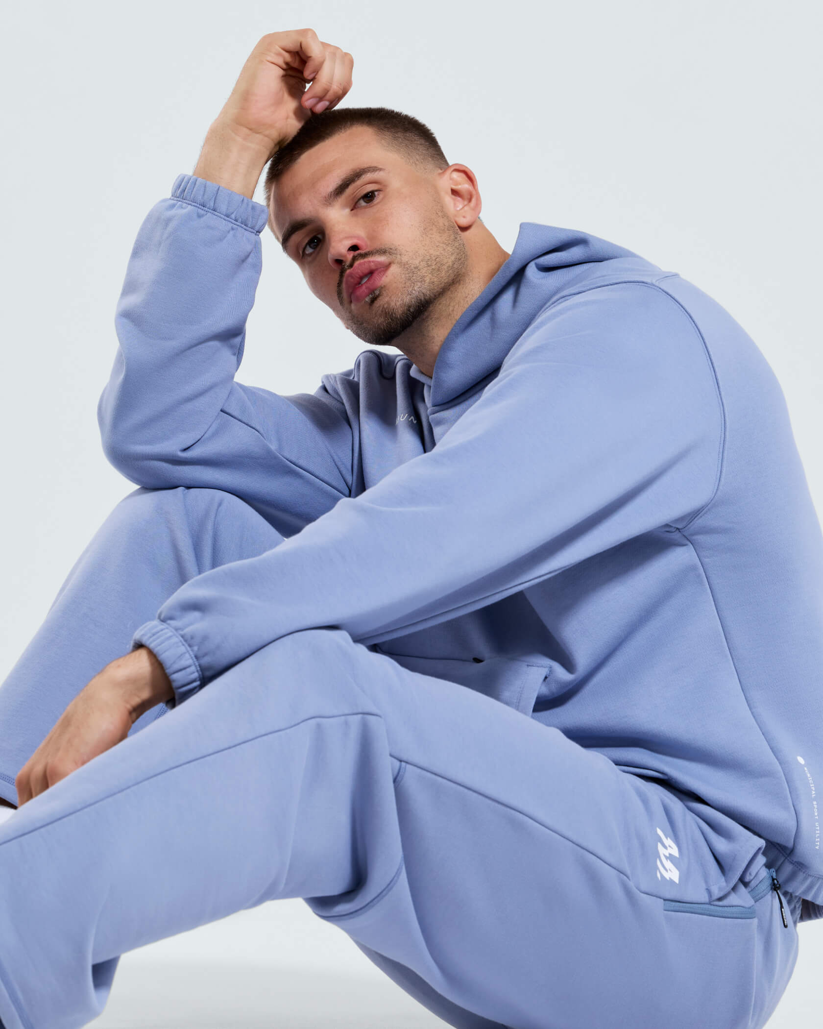 4AM. Fleece Hoodie |Tempest| lifestyle