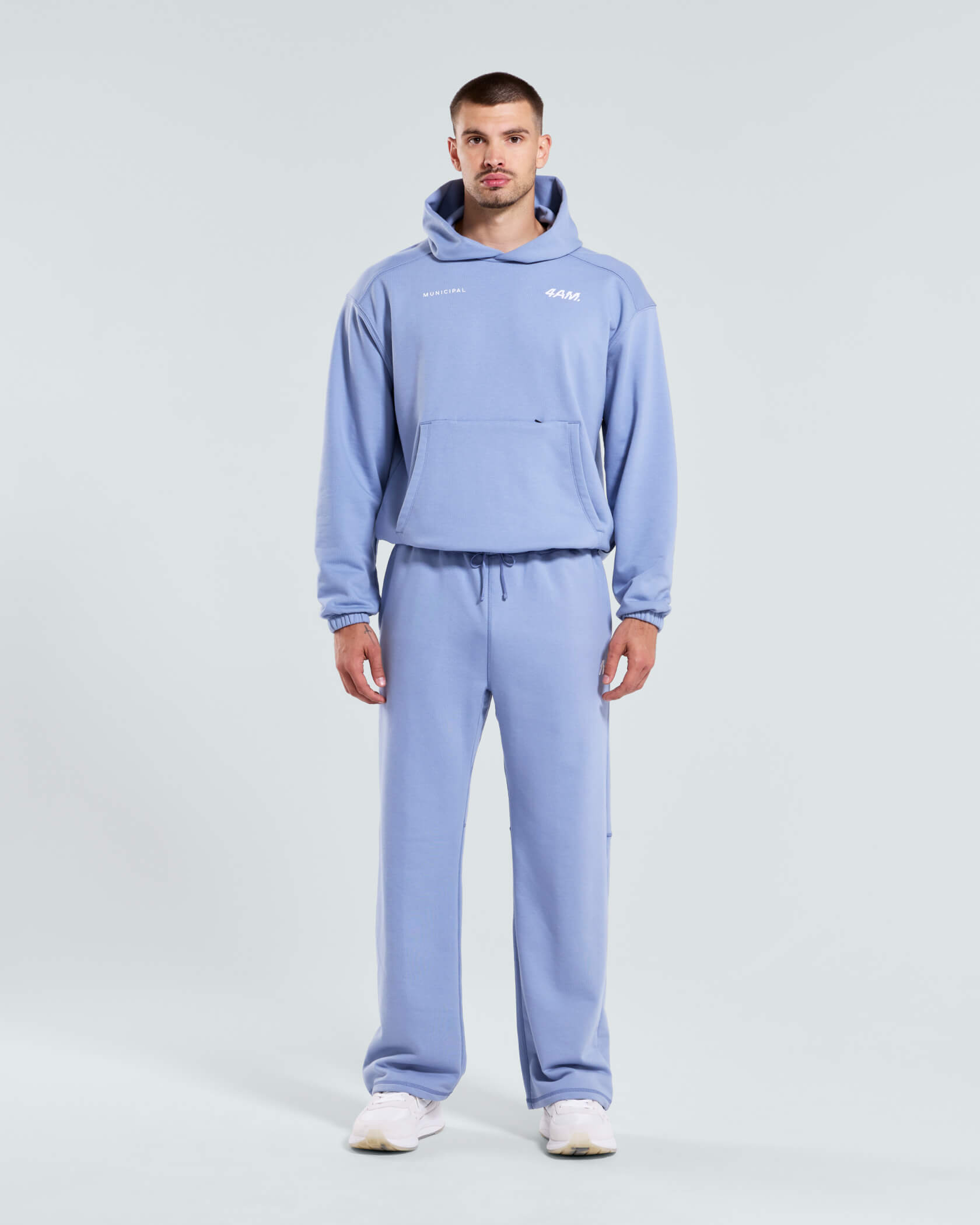 4AM. Fleece Pants |Tempest| front