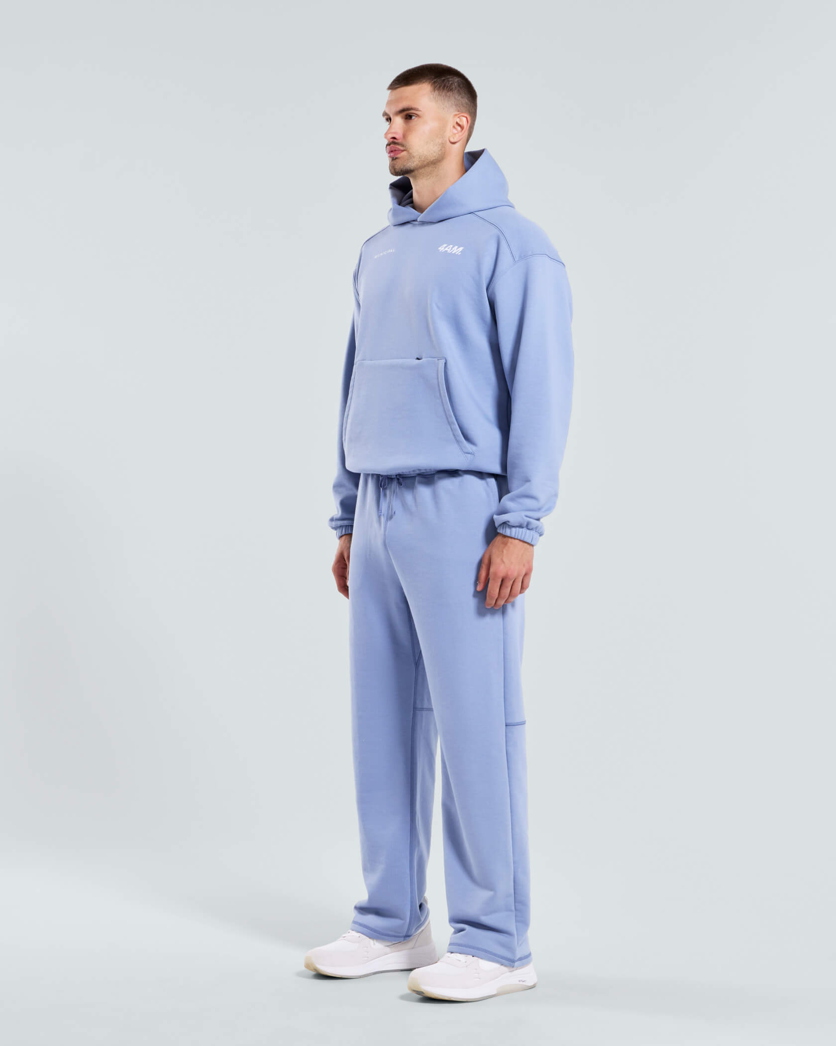 4AM. Fleece Pants |Tempest| side