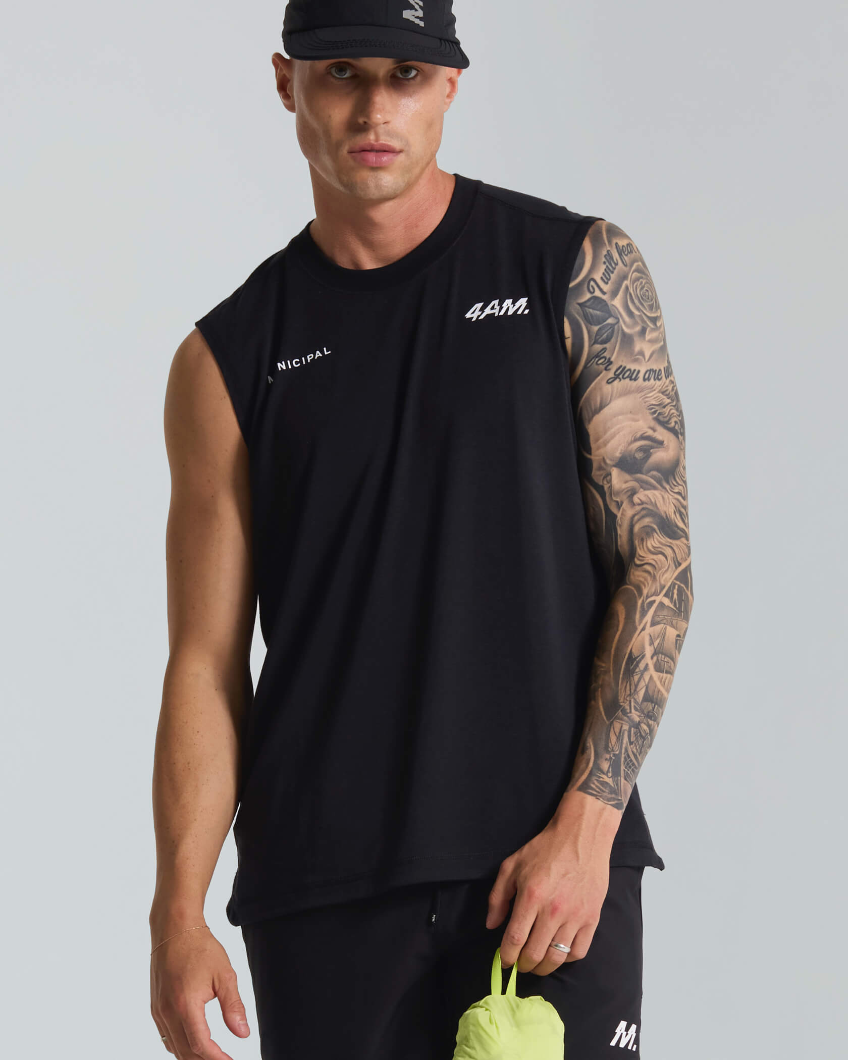 4AM Tank |Black| front