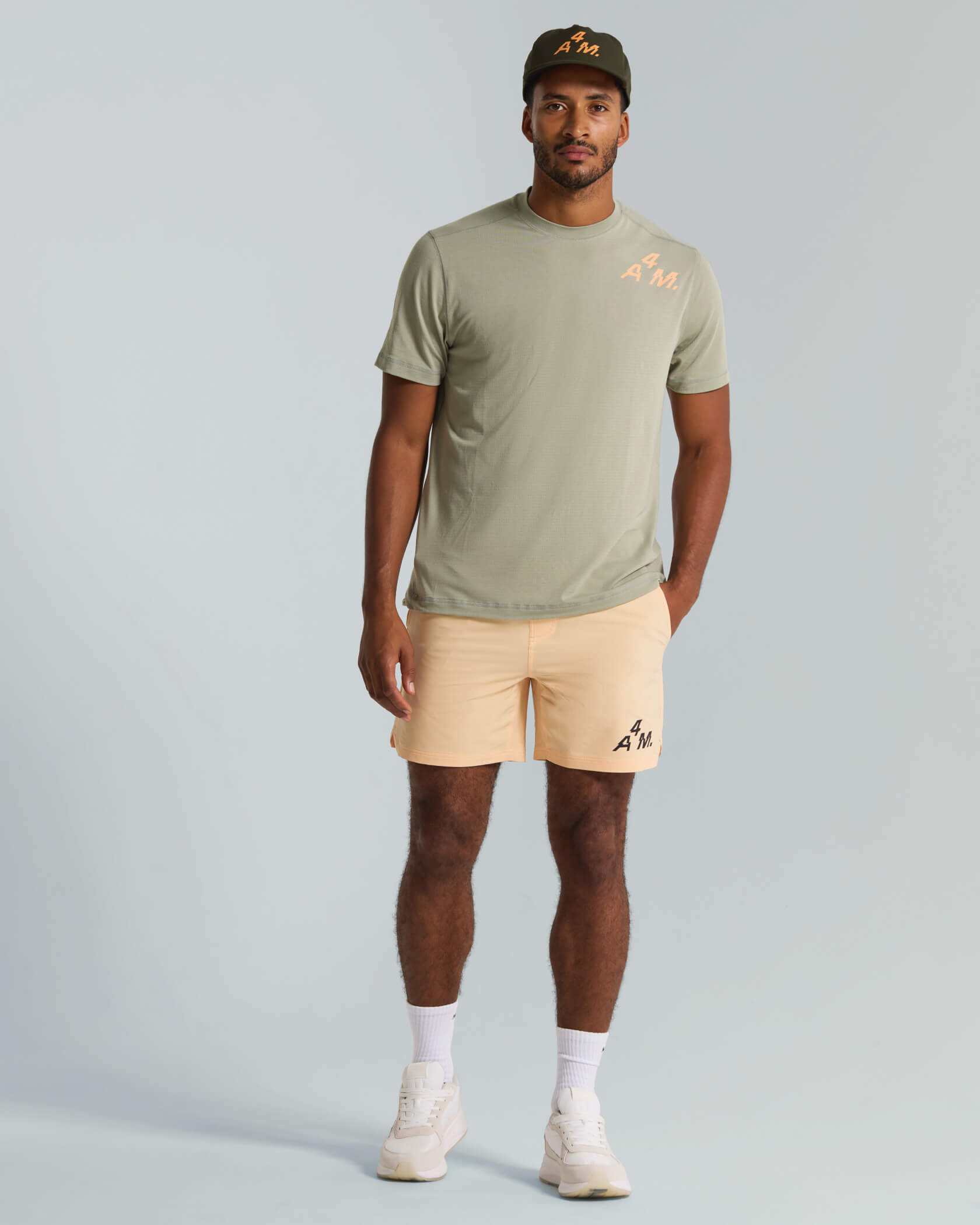 4AM Tri T-Shirt |Seagrass Heather| outfit