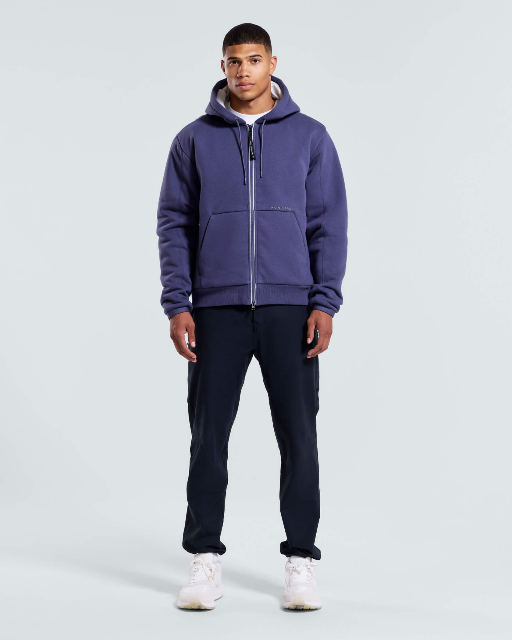 North End Insulated Full Zip Hoodie |Graystone| front