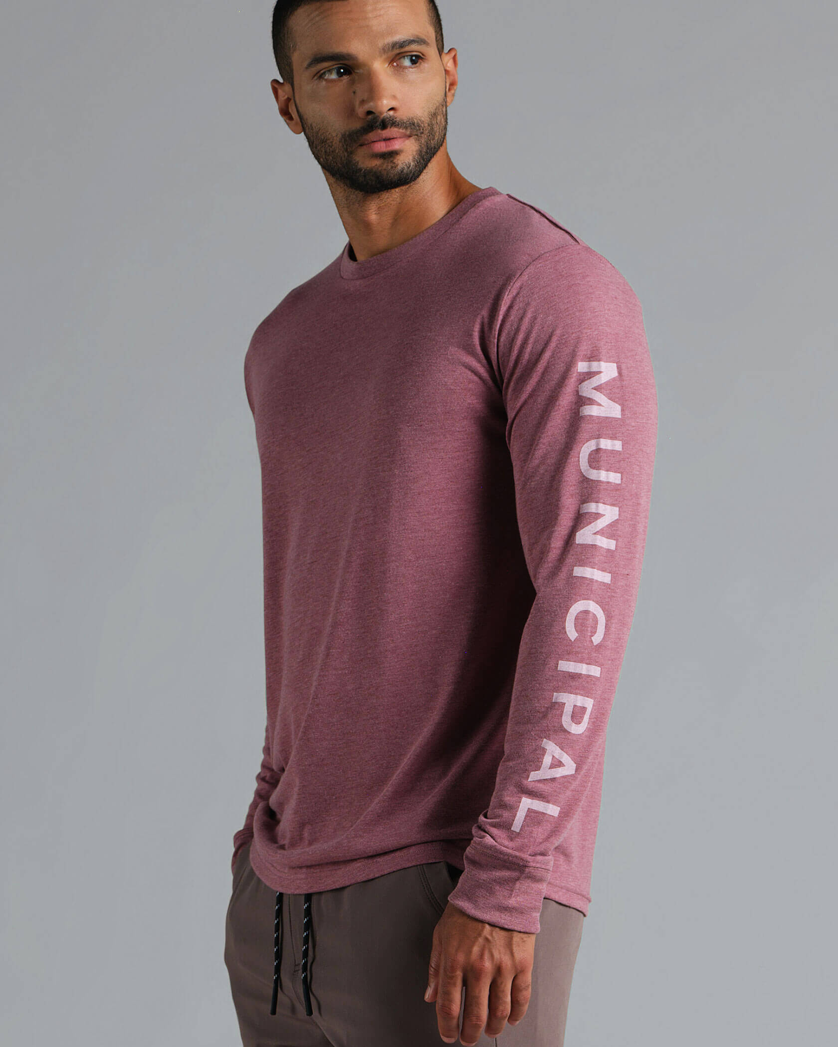 Armband SuperBlend LS T-Shirt |Cardinal| front