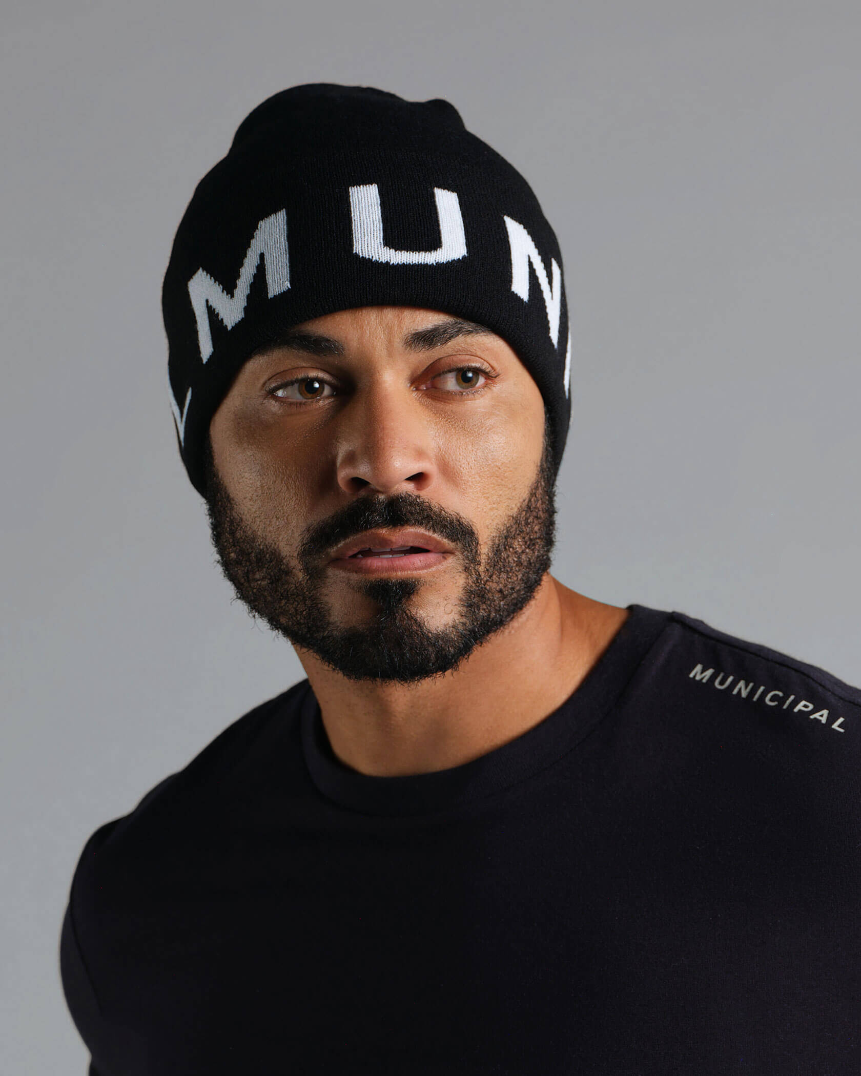 Big MUNICIPAL Beanie |Black| front