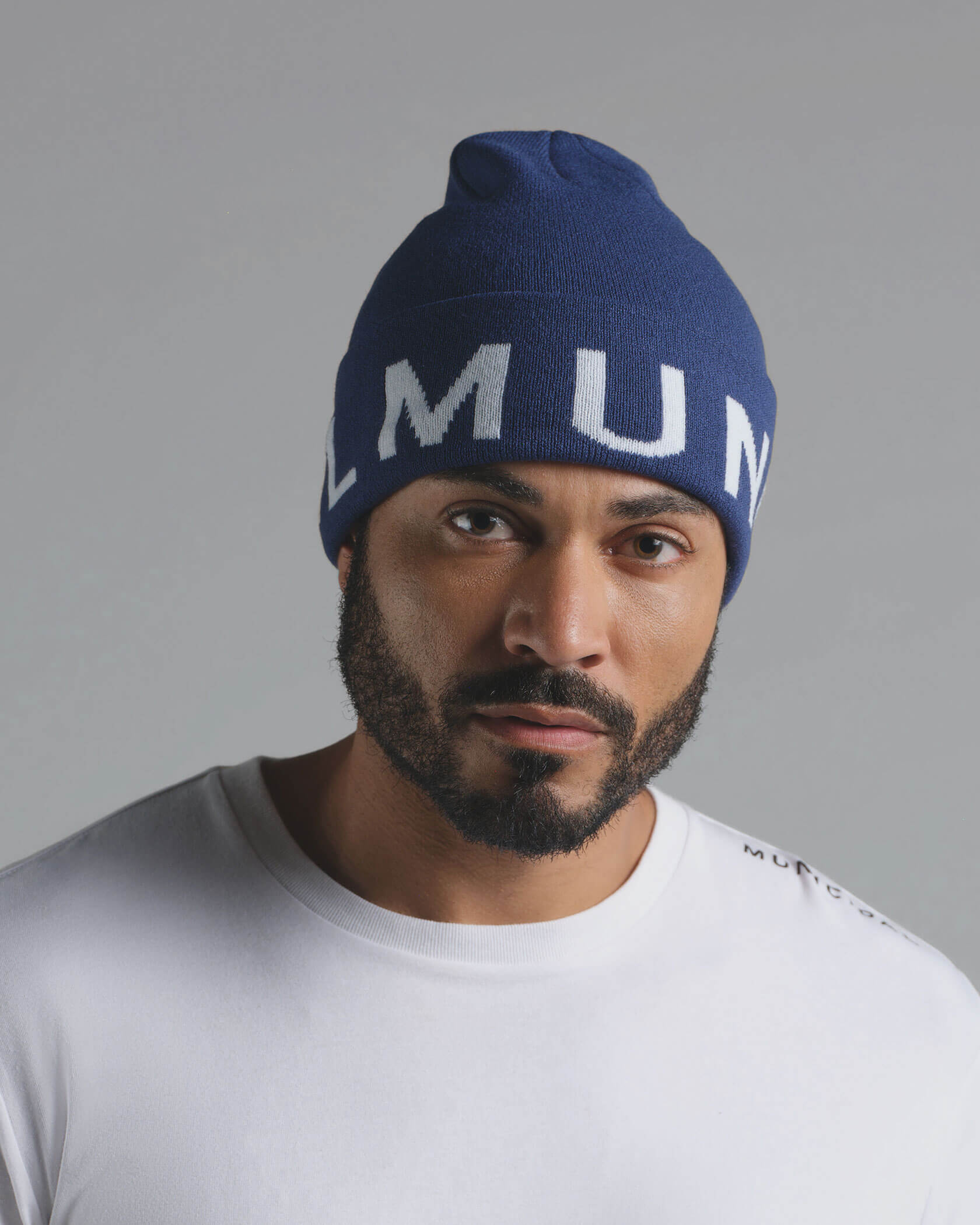 Big MUNICIPAL Beanie |Dusk| front