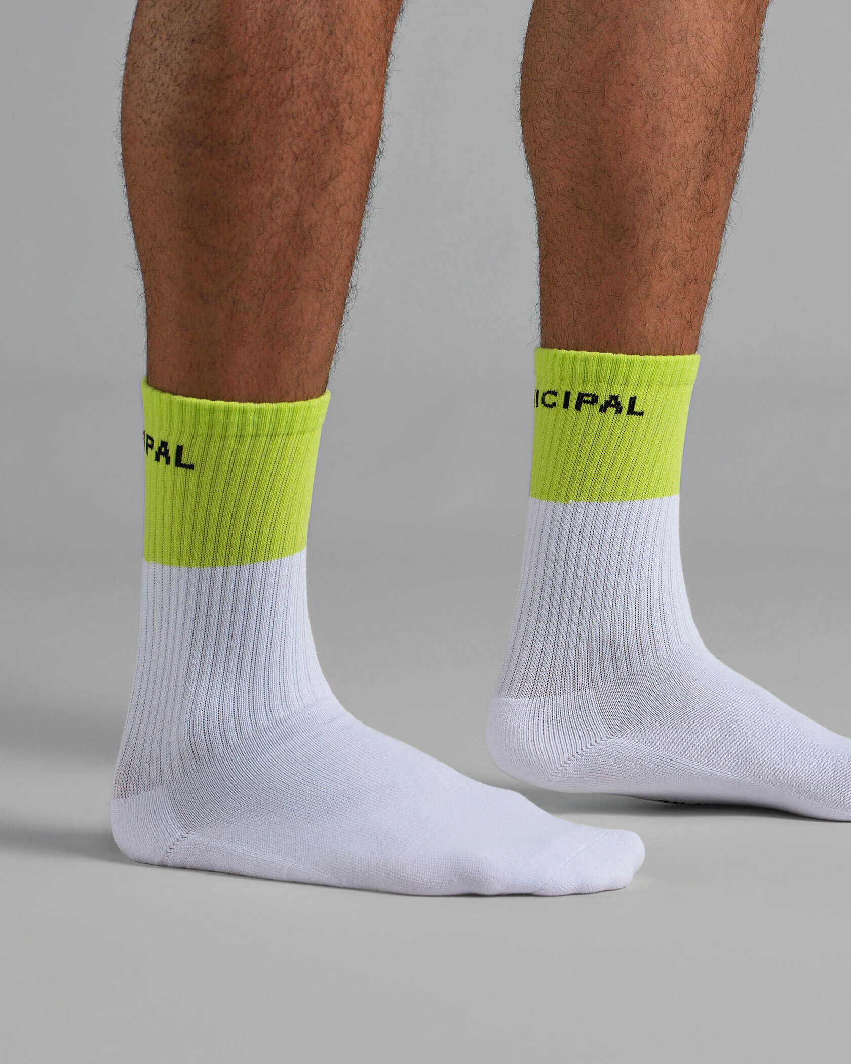 Drip Drop Socks |Slime / White| front