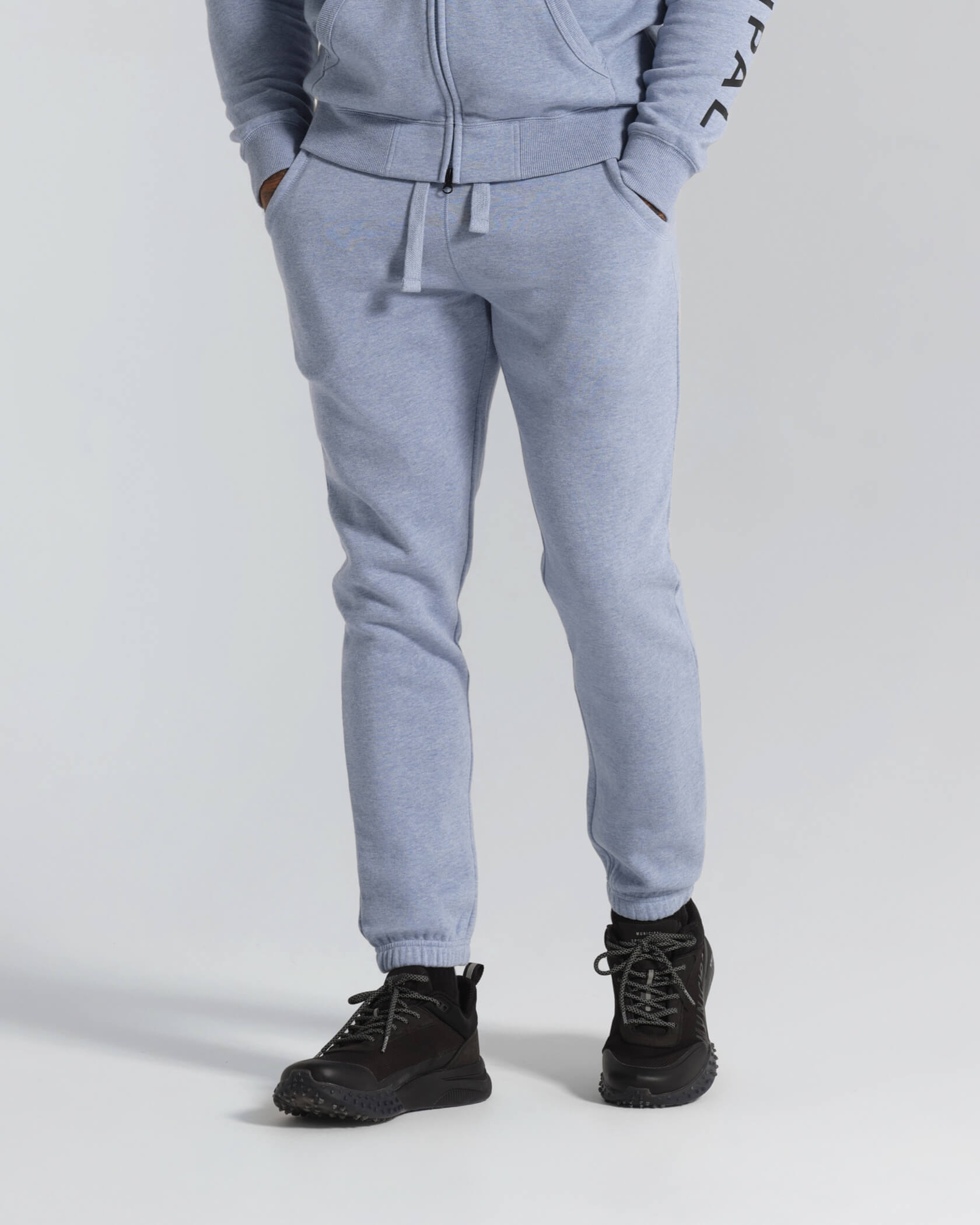 Gameday Sweatpants |Ash Blue Heather / Black| front