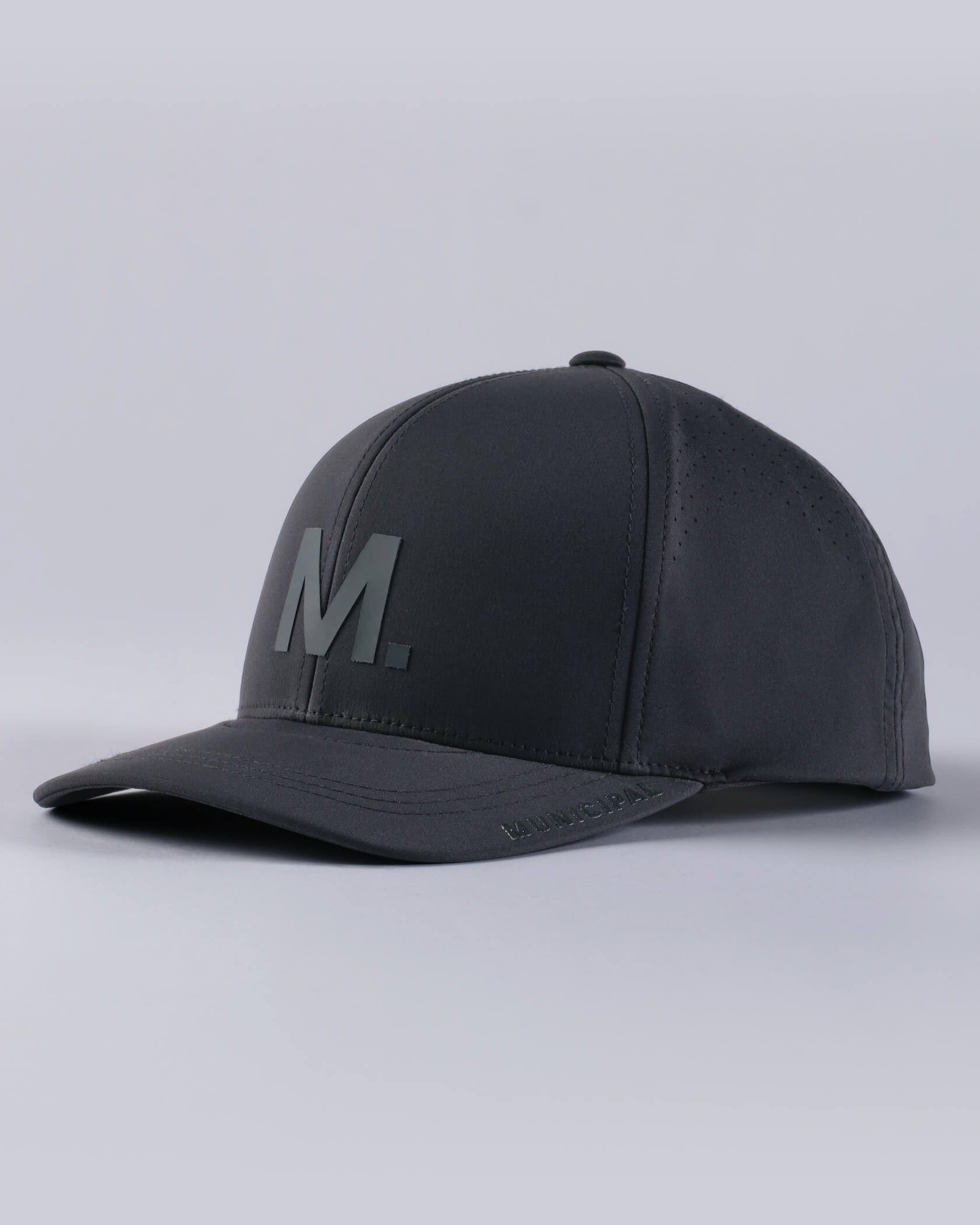 Leven 6 Panel Hat |Black| side