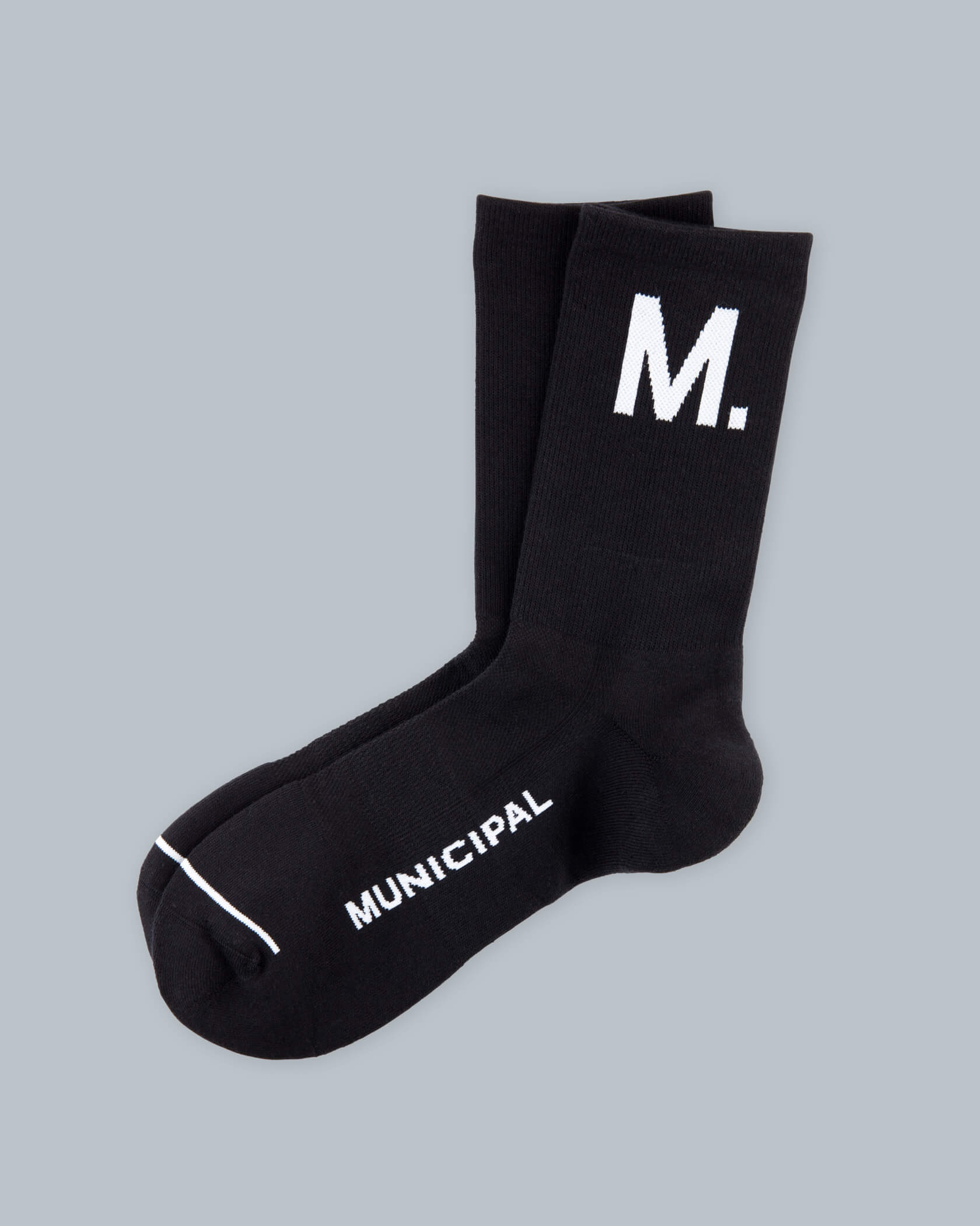 M. Crew Sock |Black| front