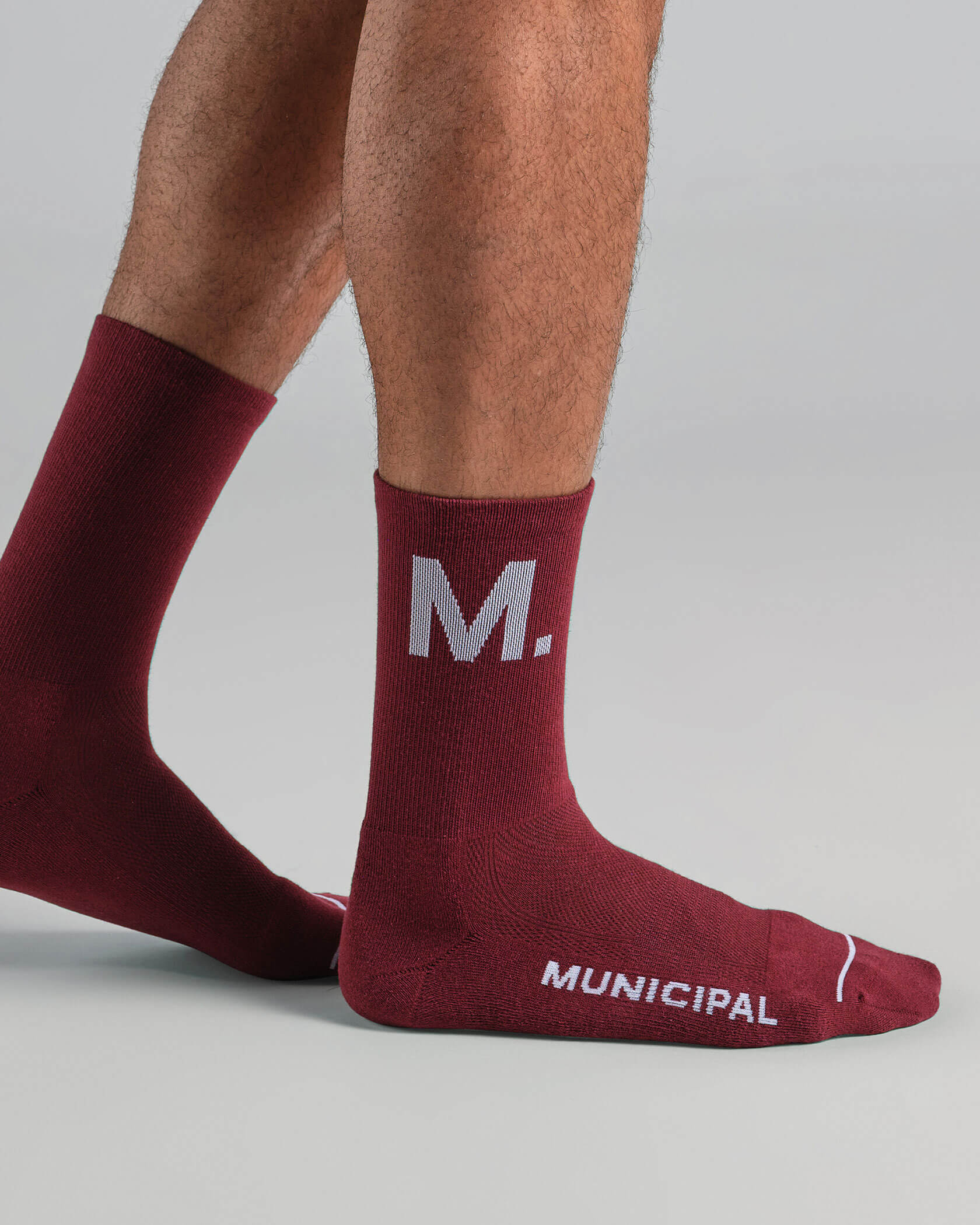 M. Crew Socks |Cardinal| front