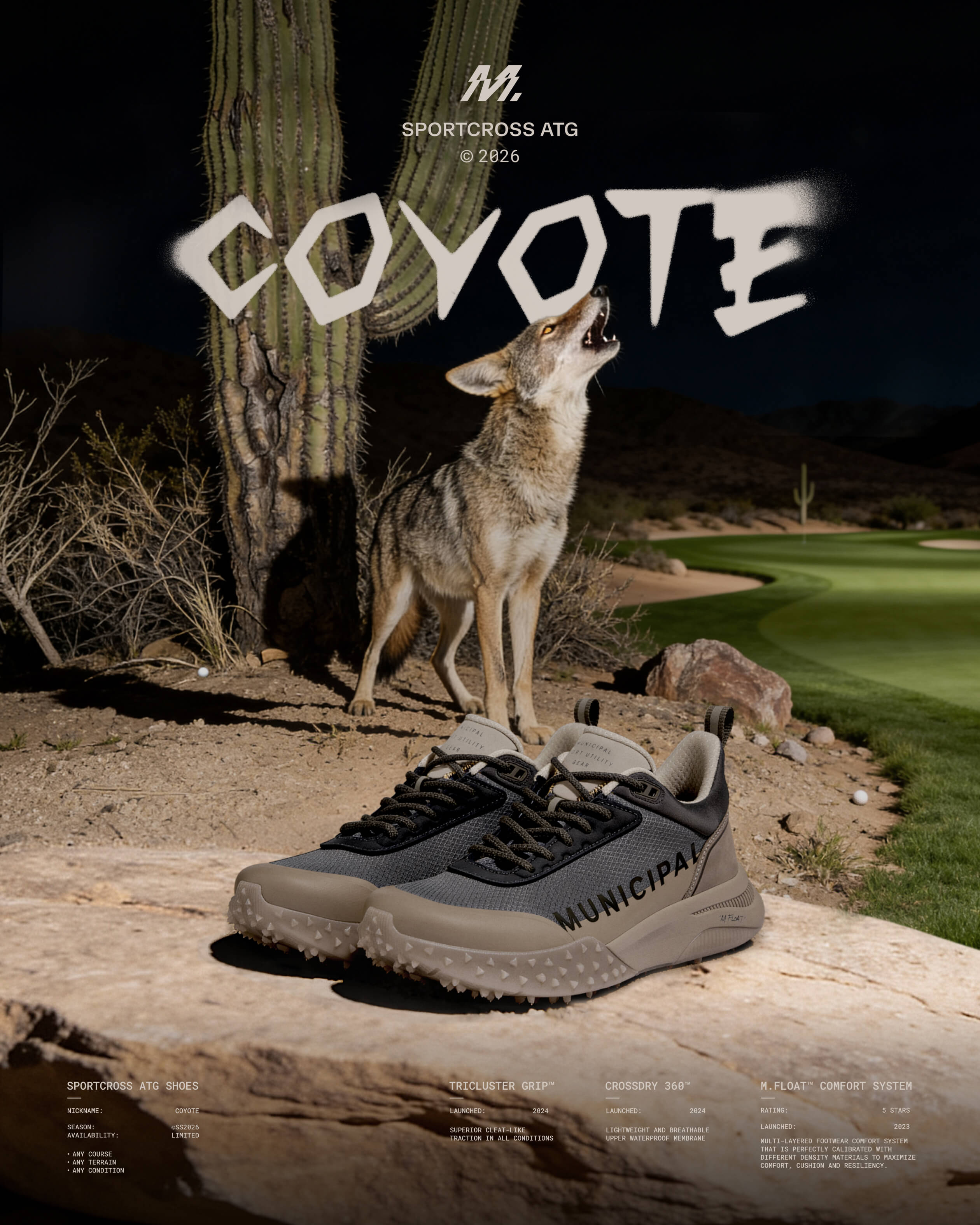 Sportcross ATG Shoes |Magnet / Tan / Tan| art