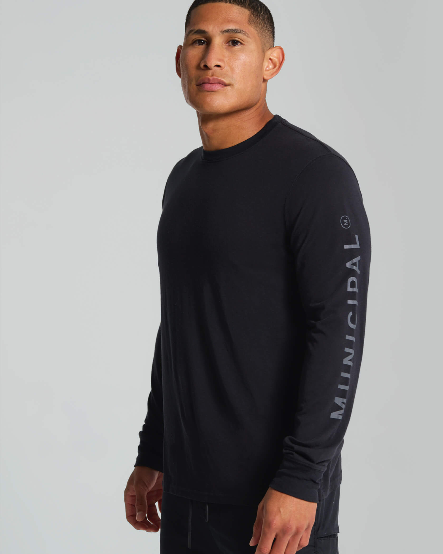 M.OG LS T-Shirt |Black| front