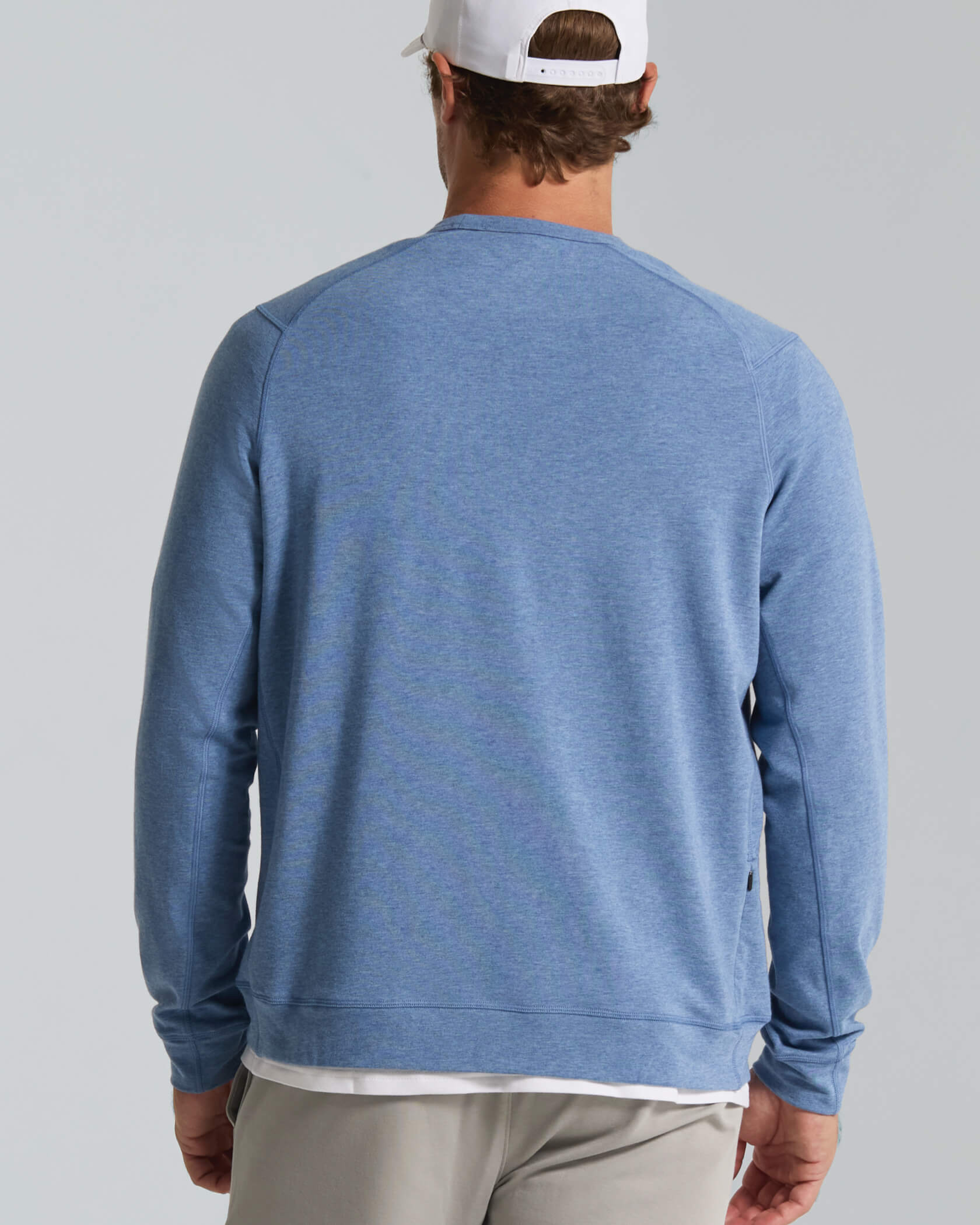 New Town Stretch Crew |Horizon Heather|  back