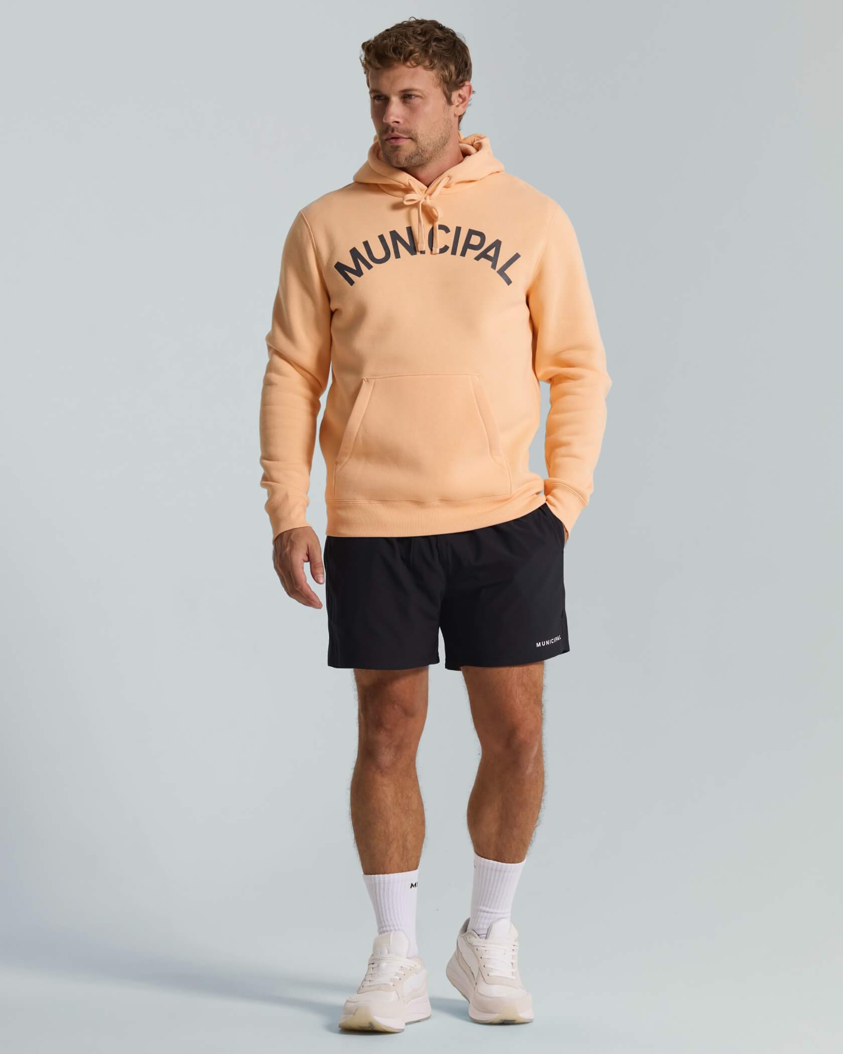 M.OG-330 Hoodie |Peach| outfit