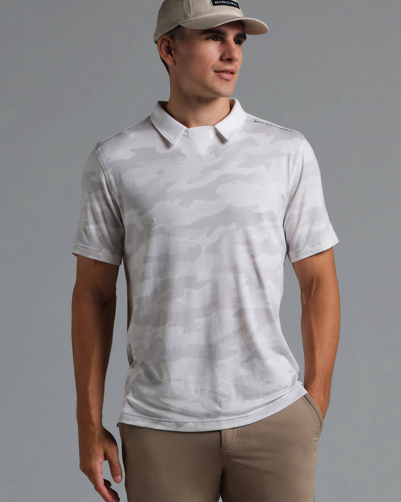 Polo T-Shirt 23 |Arctic Camo| front