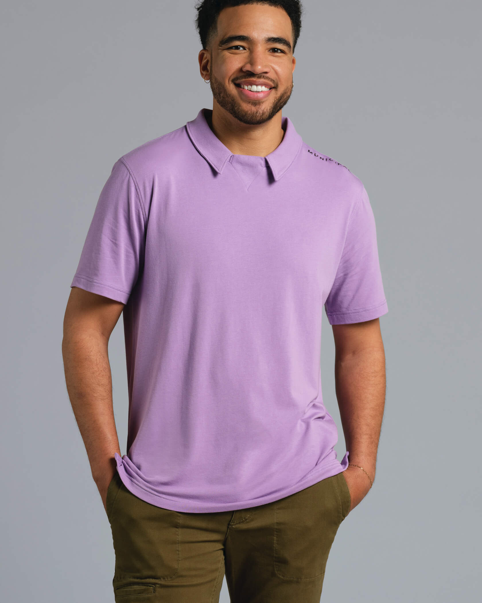 Polo T-Shirt 23 |Orchid| front