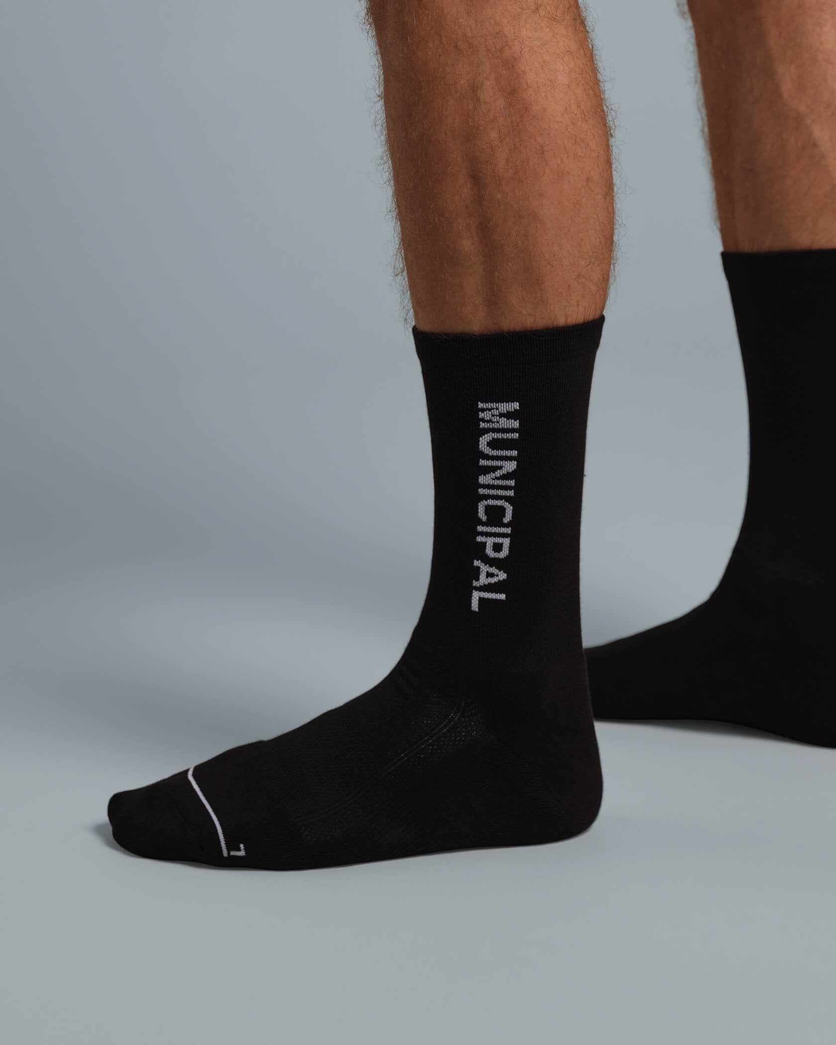 Sport Utility Crew Sock |Black| front