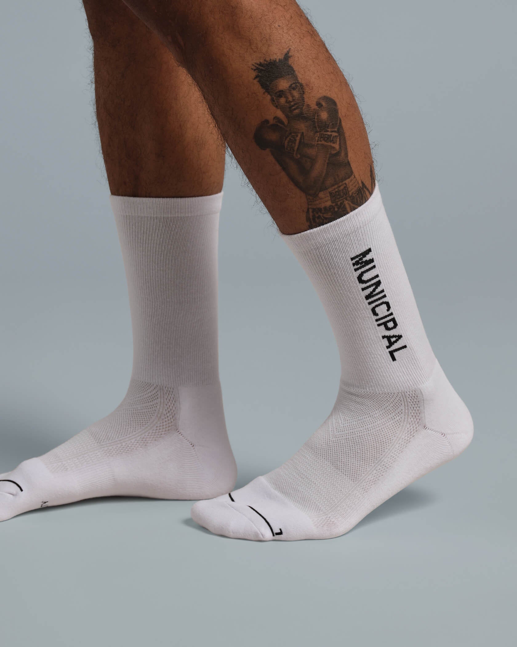 Sport Utility Crew Sock |White| front