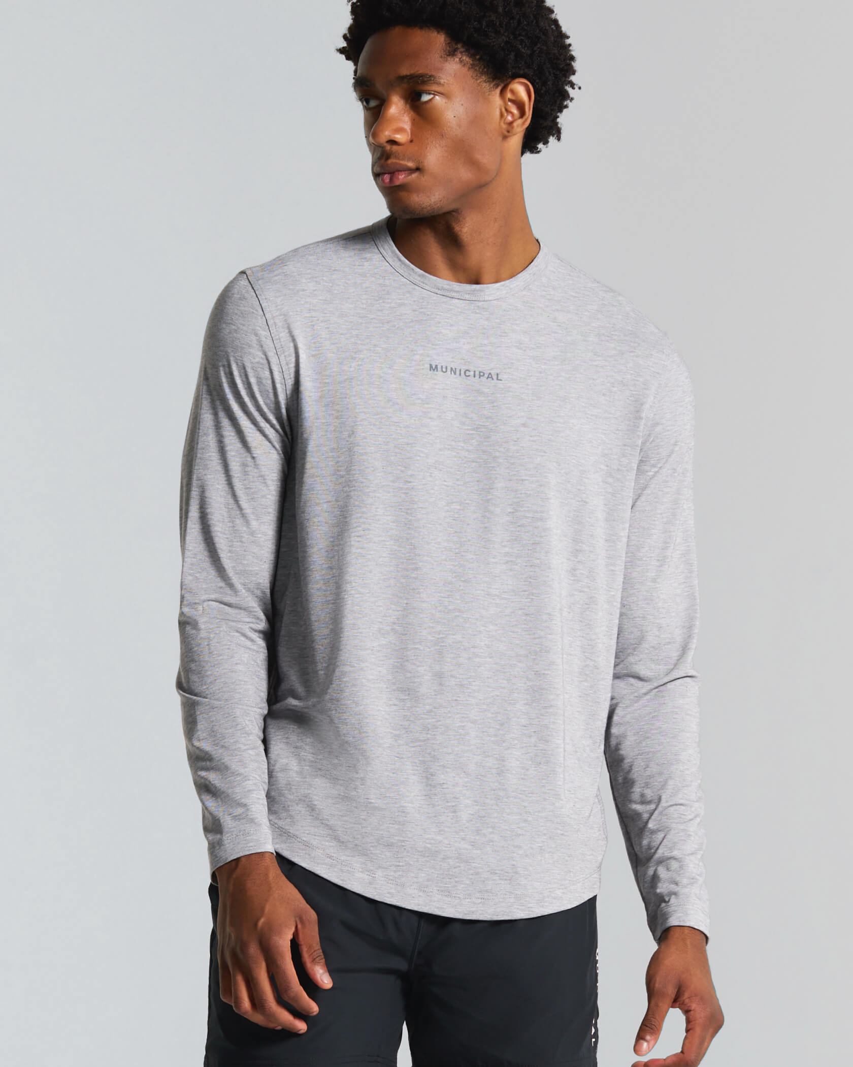 Sport Utility LS T-Shirt |Athletic Gray Heather| front