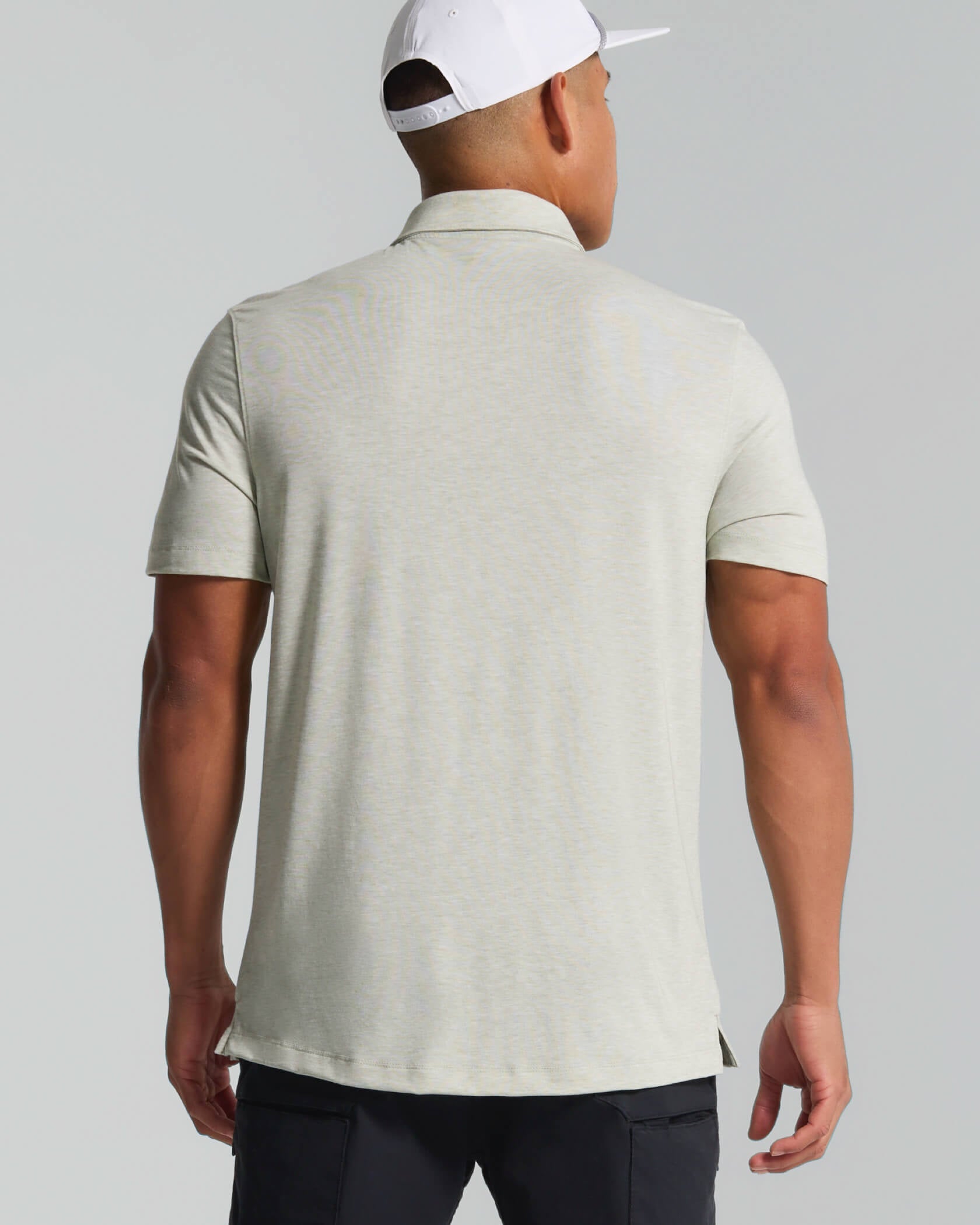 Sport Utility Polo |Seagrass Heather| back