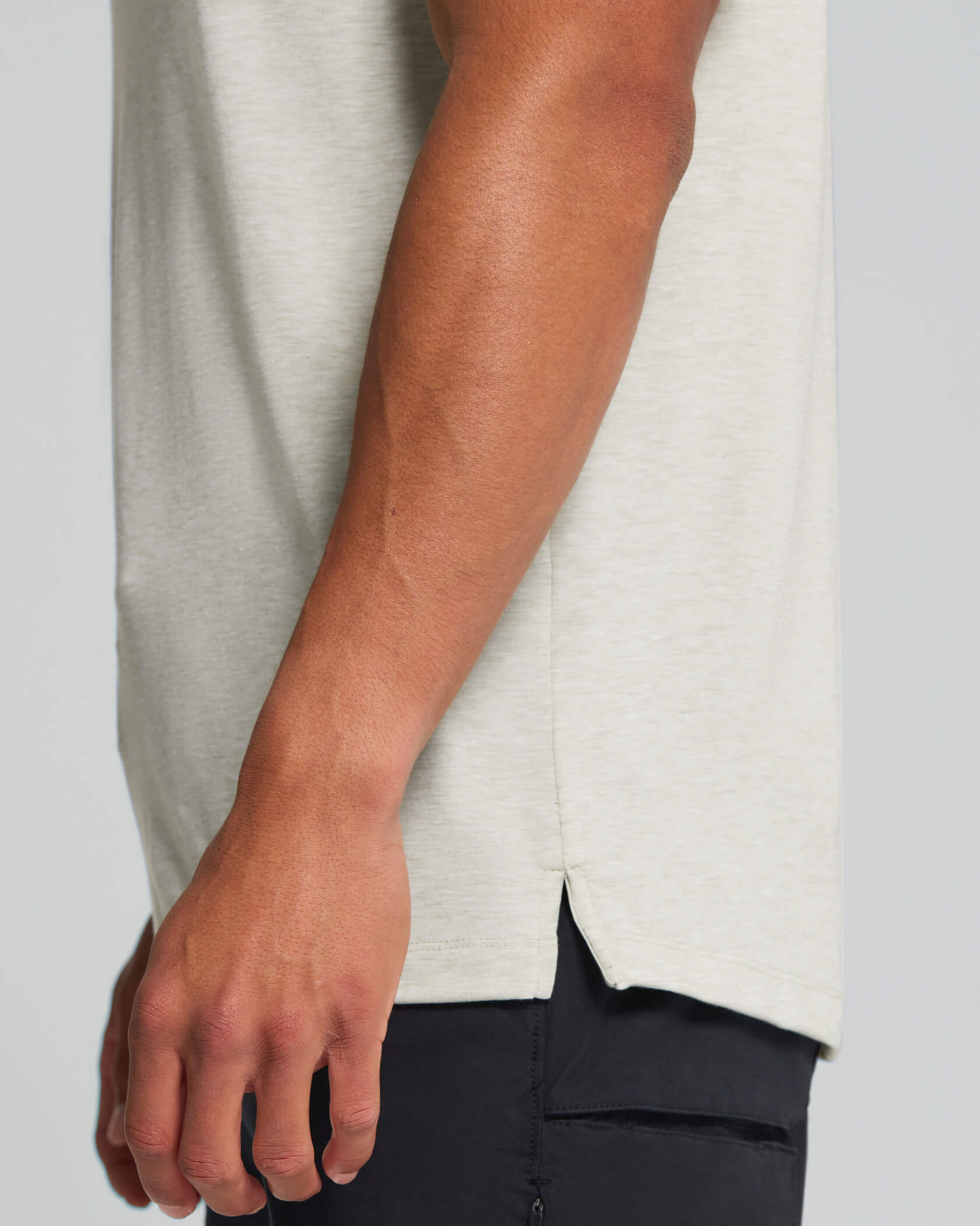 Sport Utility Polo |Seagrass Heather| detail