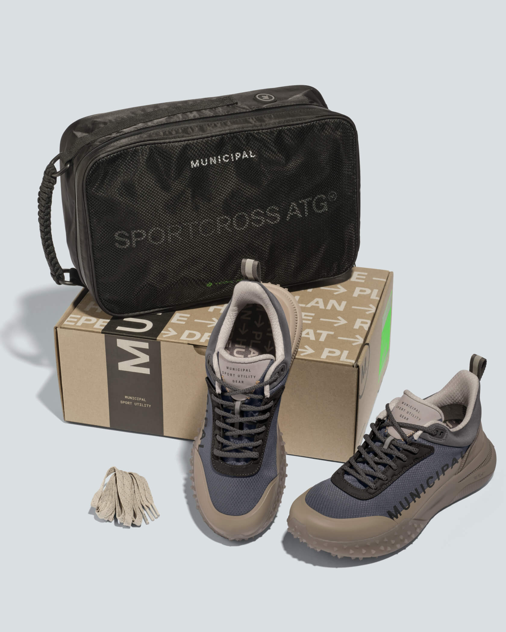 Sportcross ATG Shoes |Magnet / Tan / Tan| box