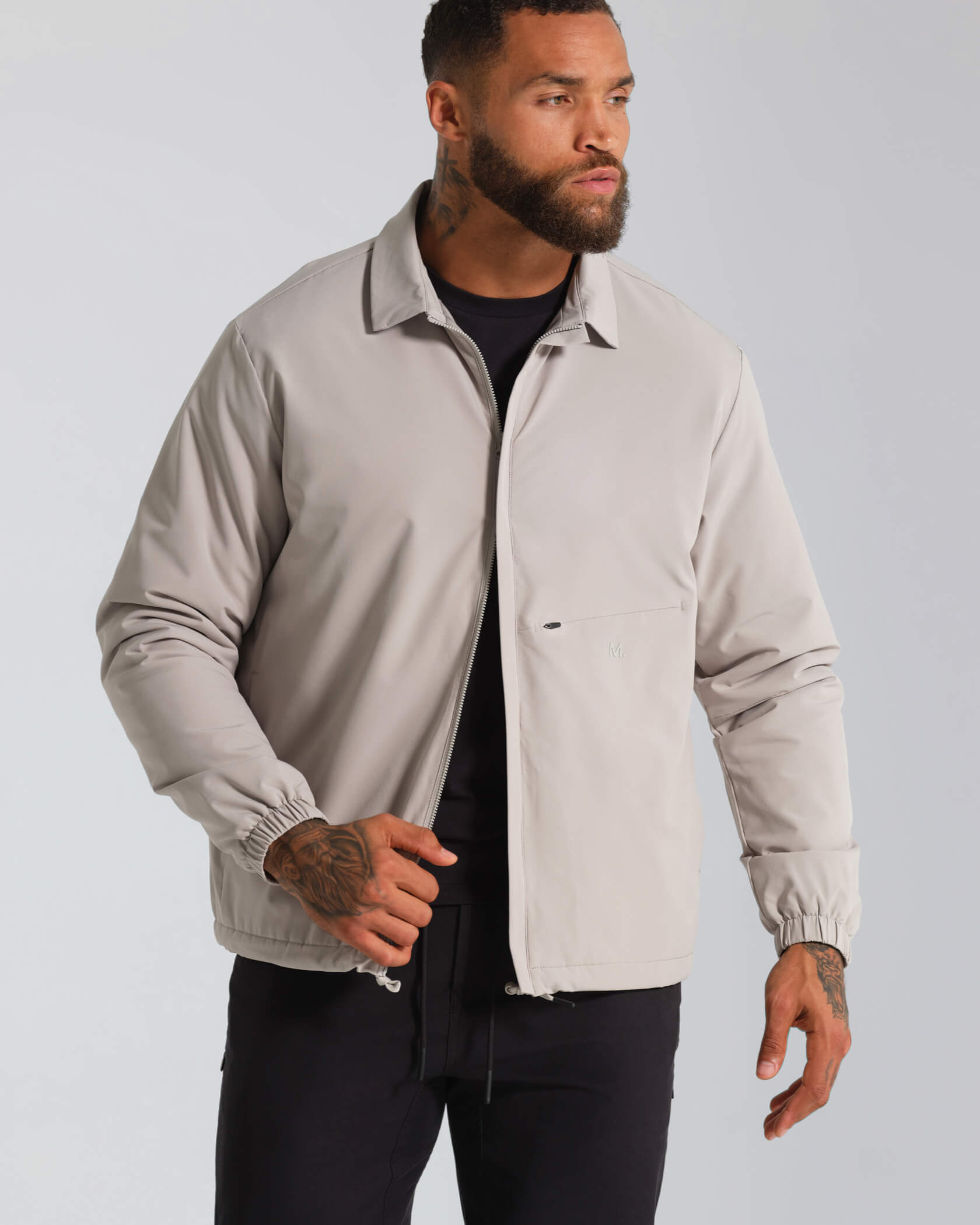 Sportcross Coach's Shirt Jacket |Smoke| front