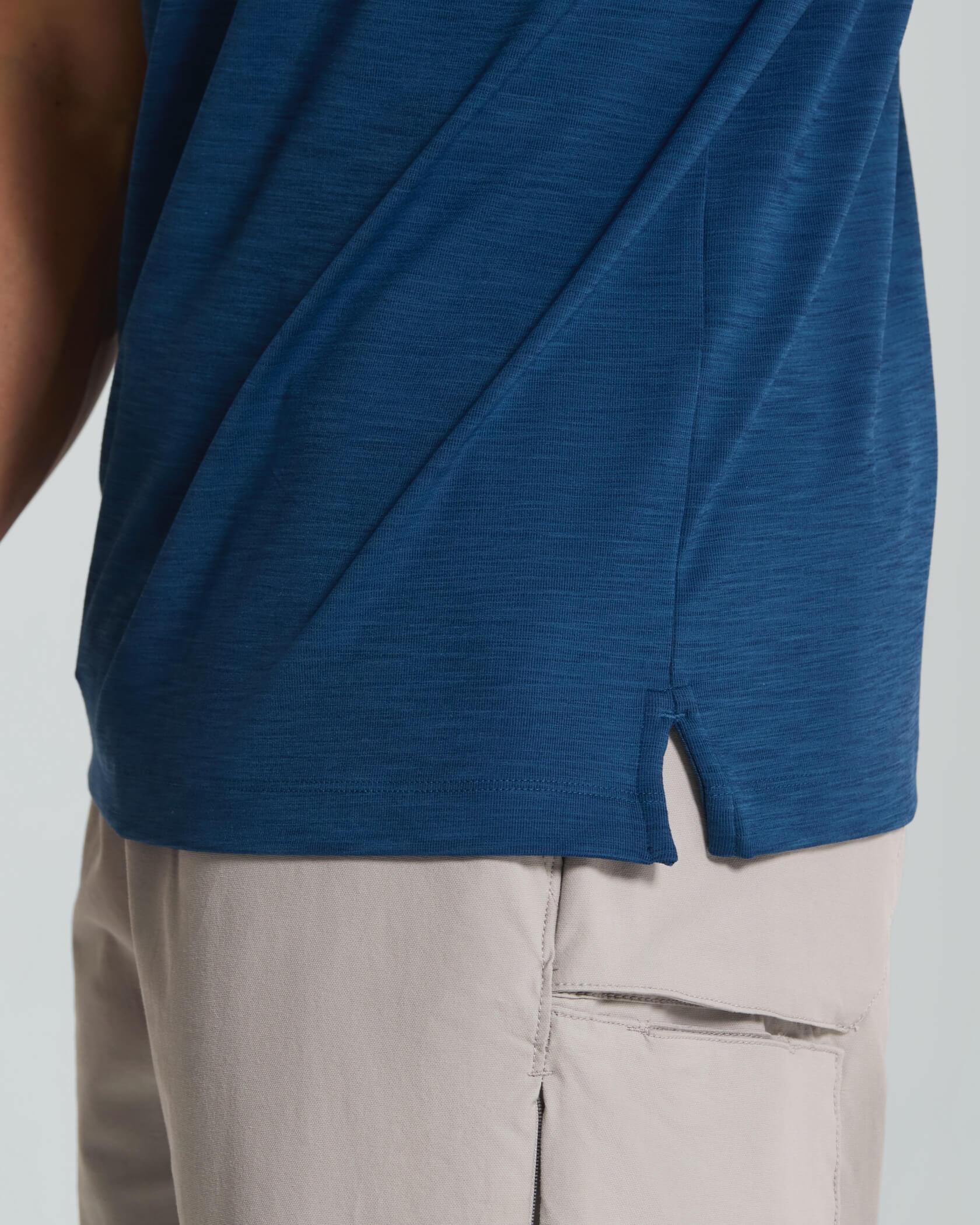 Sportcross QL Polo |Blue Wing Heather| detail