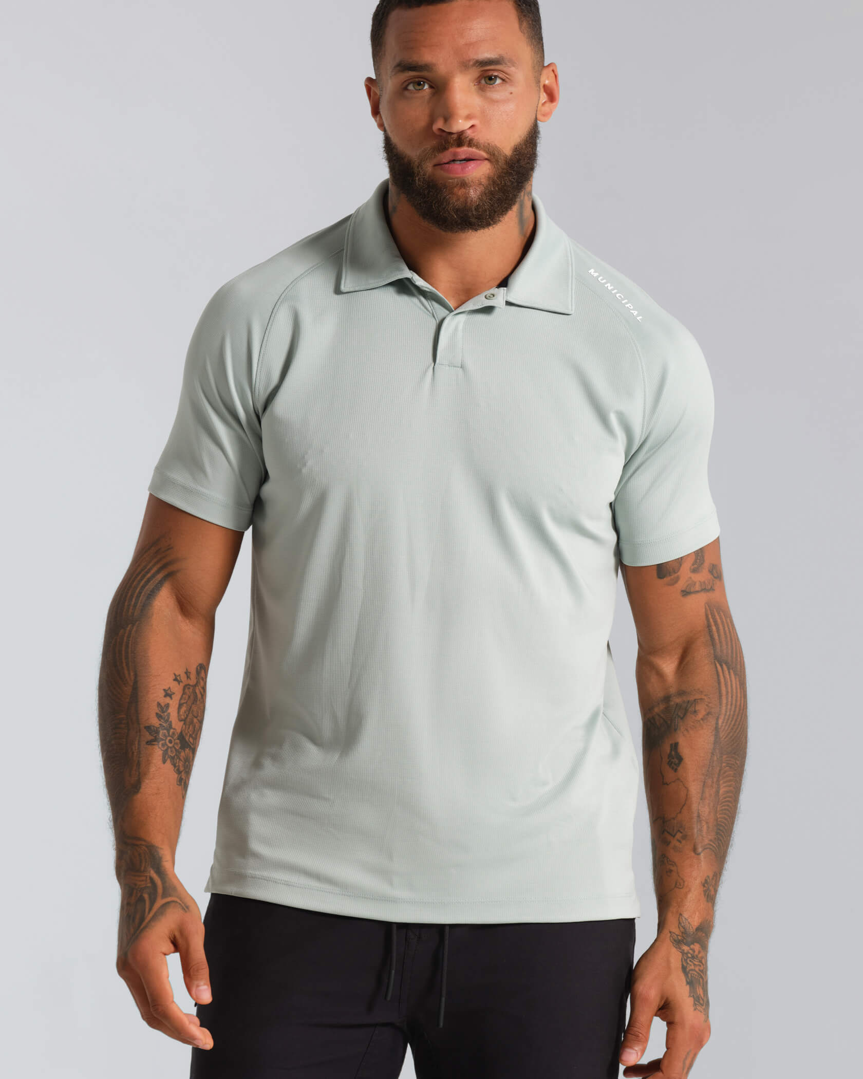 Sportcross Tech Polo |Blue Sage| front