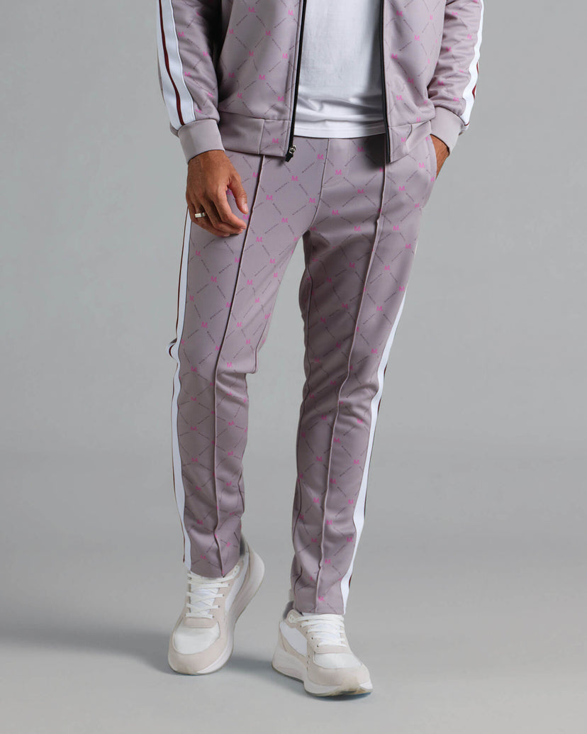 Trackstar Pants |M. Repeat Smoke / Magenta| front