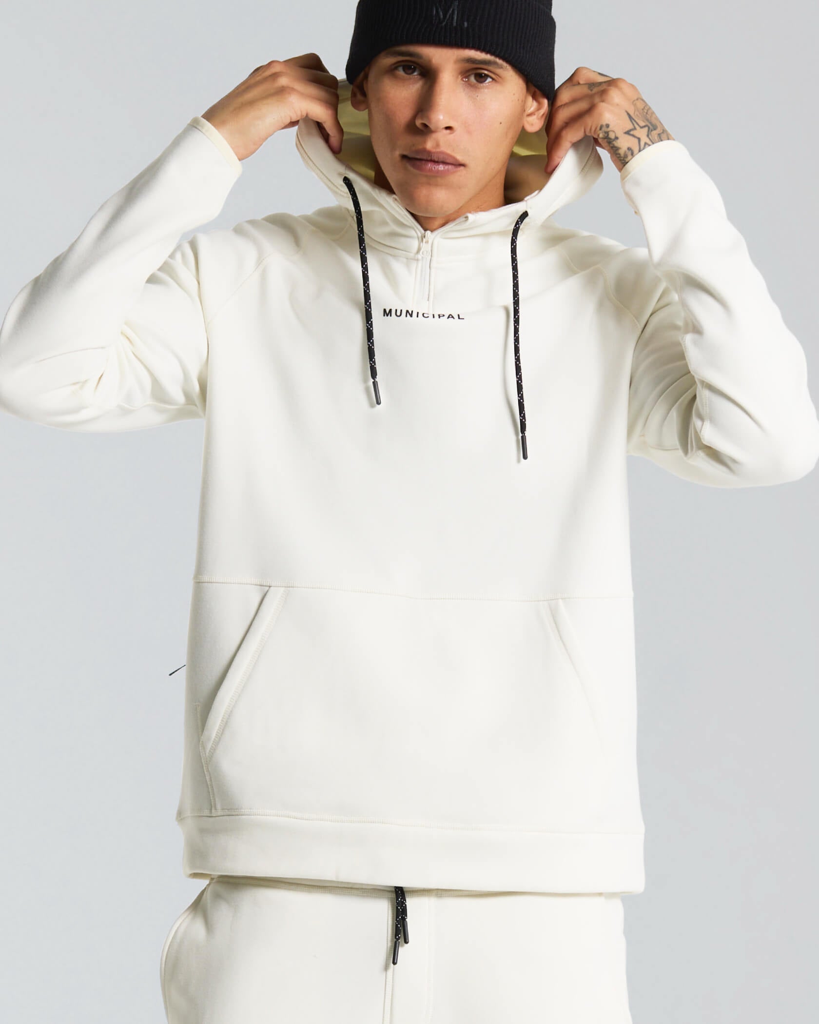 Training Camp Pro Hoodie |Natural Heather| front