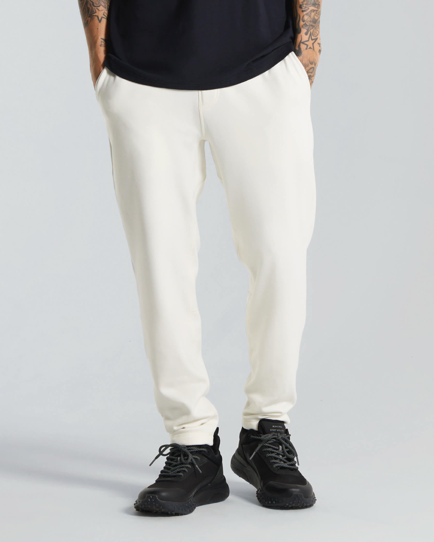 Training Camp Pro Pants |Natural Heather| front