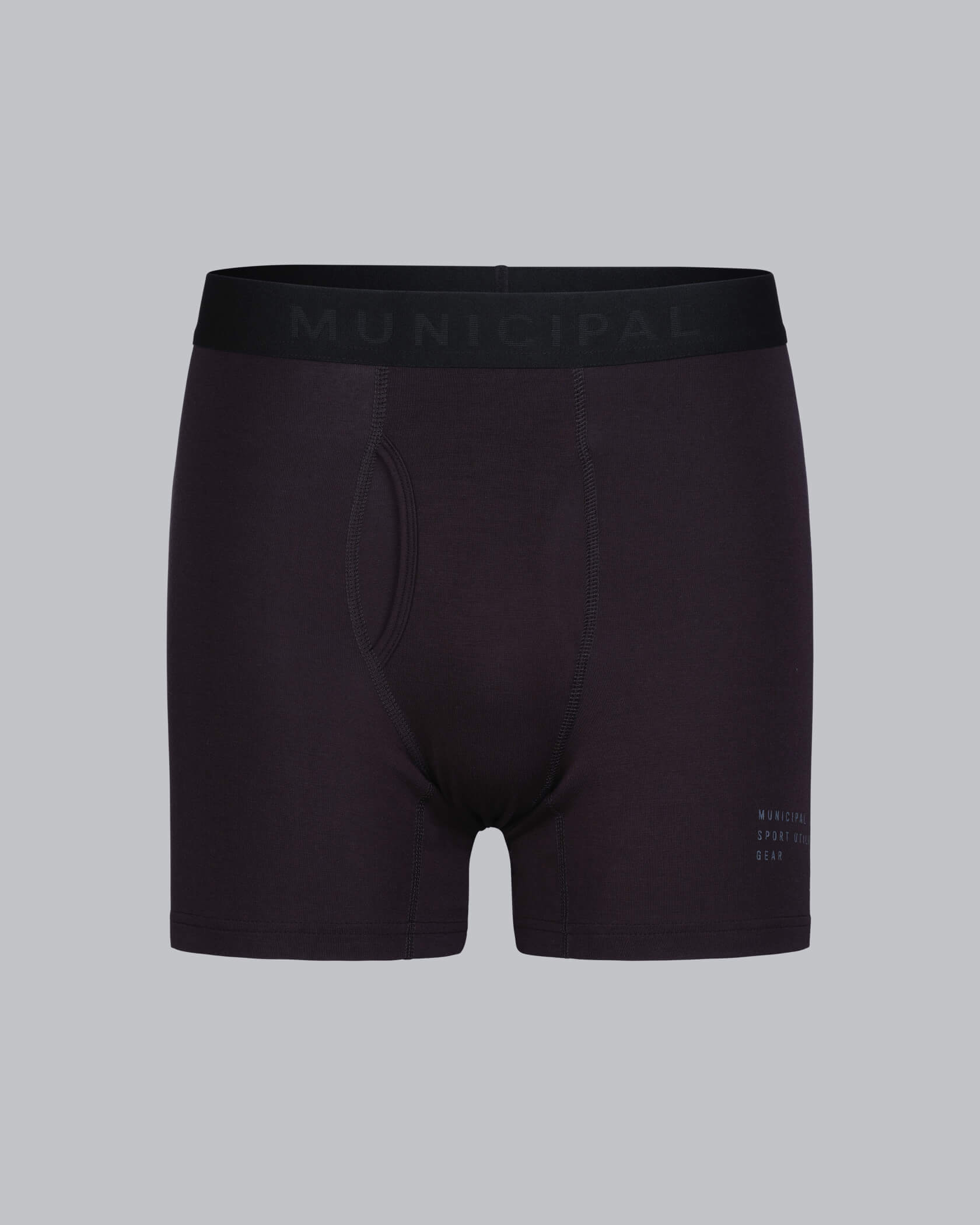 Underdog Boxer Brief |Black| front