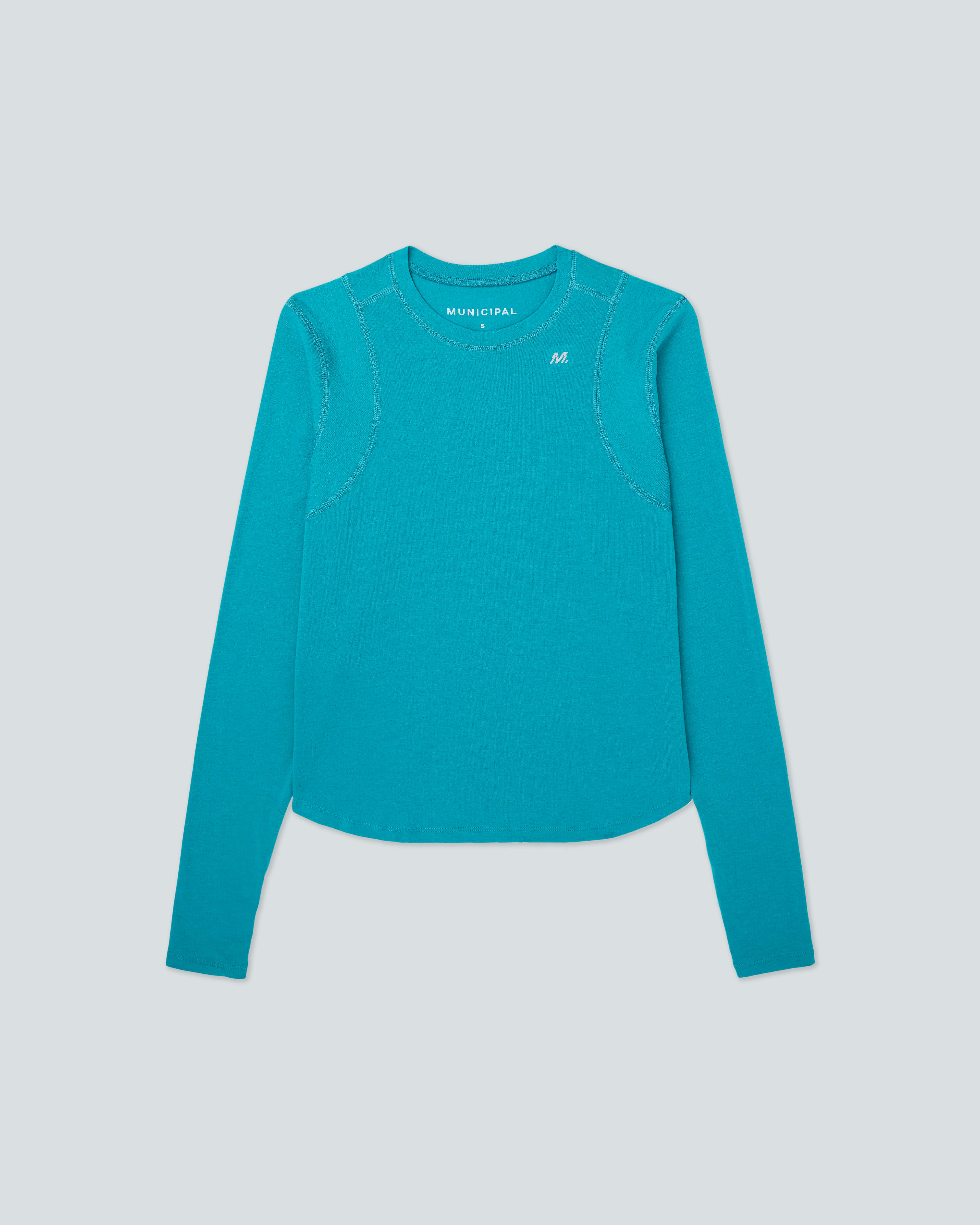 Women's 4AM. LS T-Shirt |Harbor| flat front