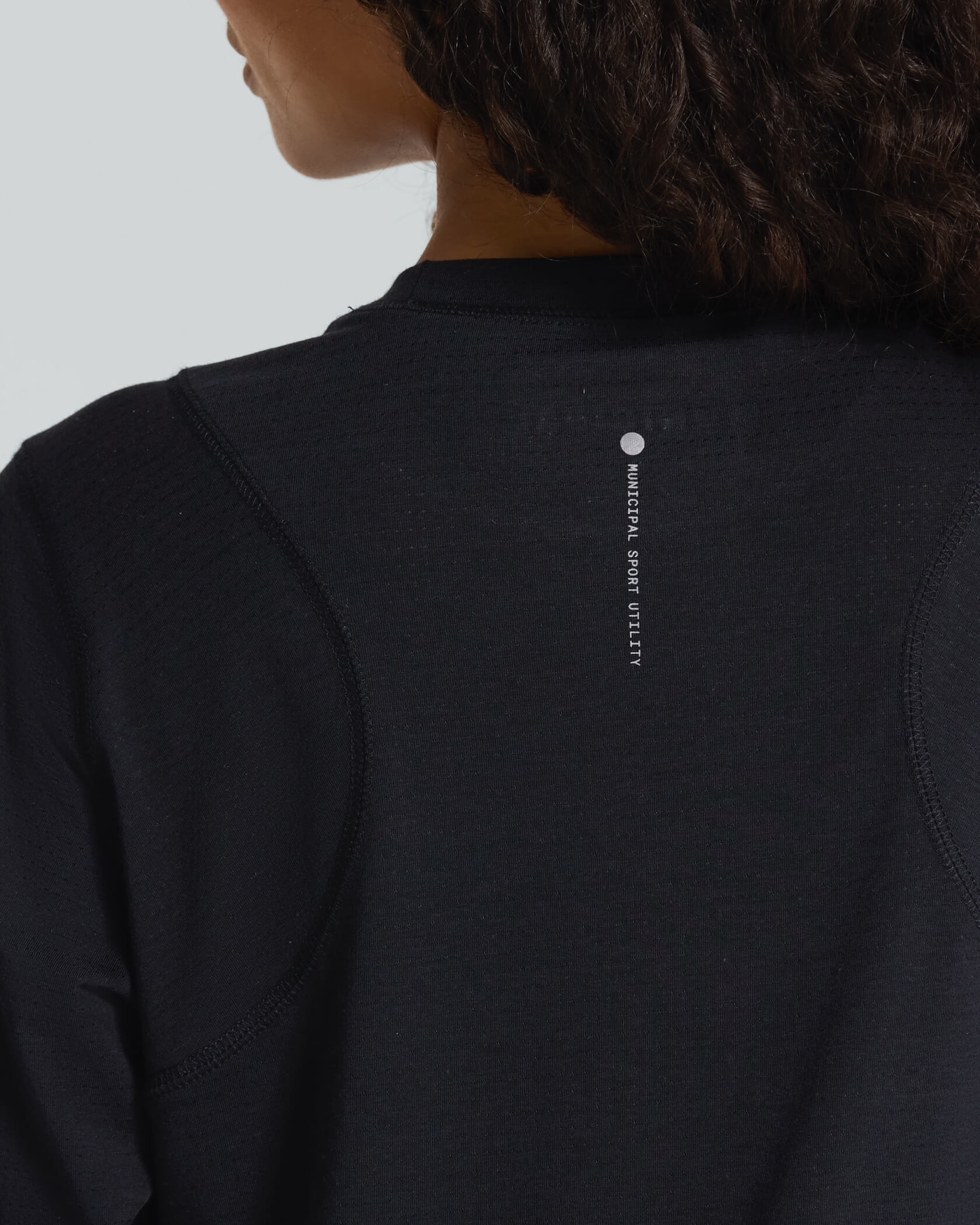 Women's 4AM. LS T-Shirt |Black| detail