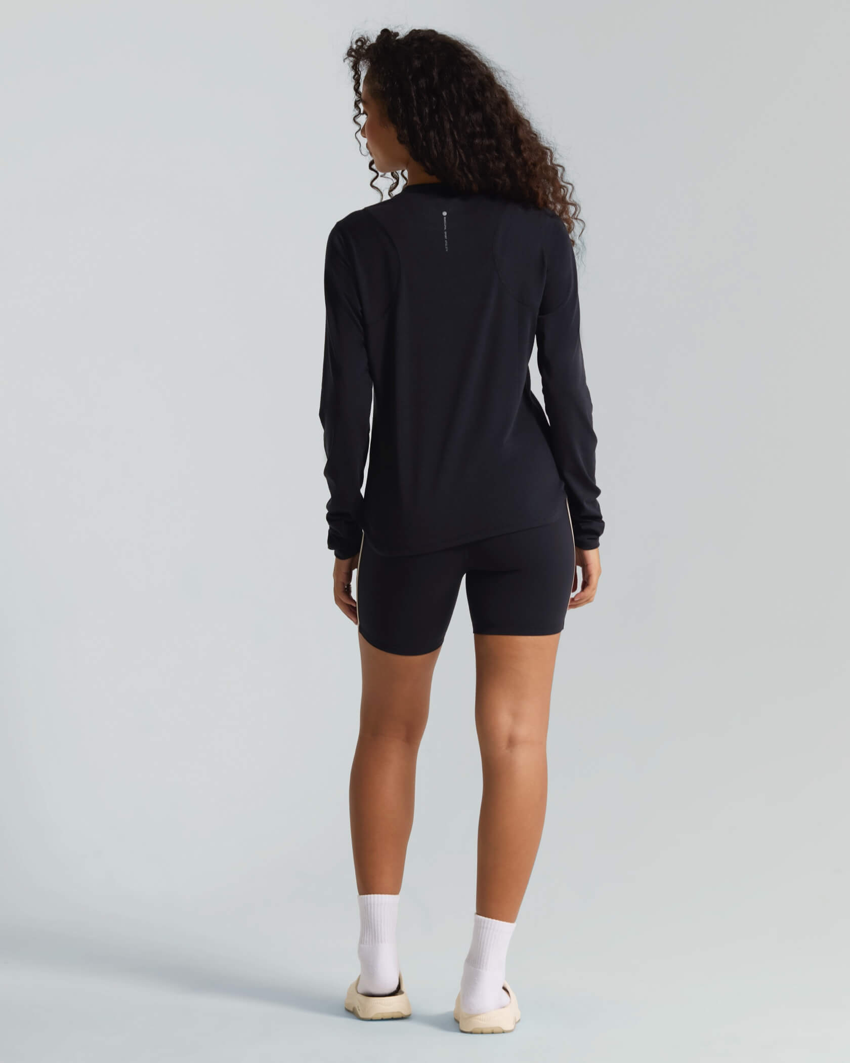 Women's 4AM. LS T-Shirt |Black| back