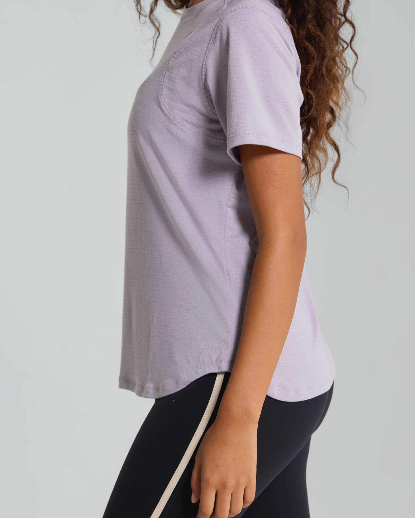 Women's 4AM. T-Shirt |Mineral| detail