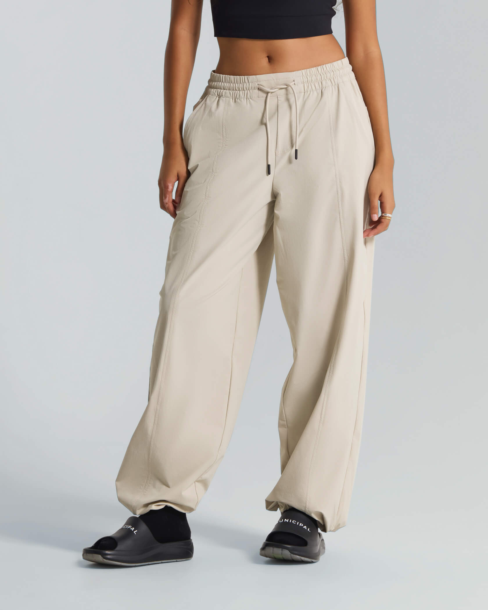 Women's Daily Pants |Silver Lining| front