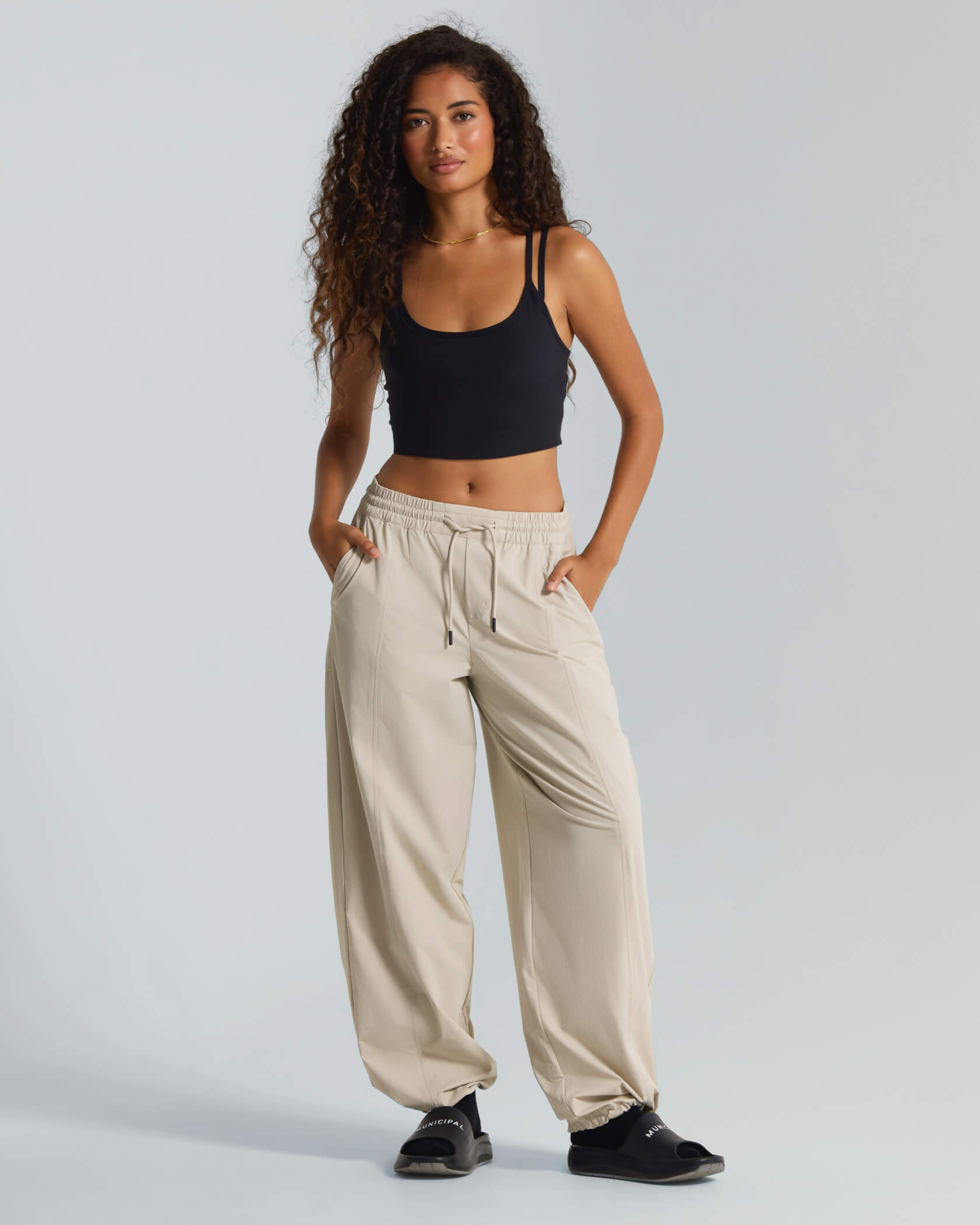Women's Daily Pants |Silver Lining| outfit