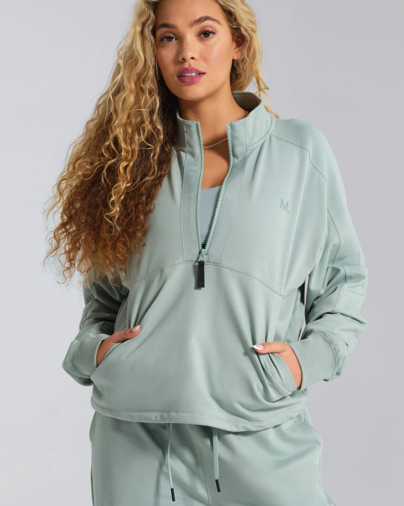 Women's Imagine Crew |Blue Sage| front