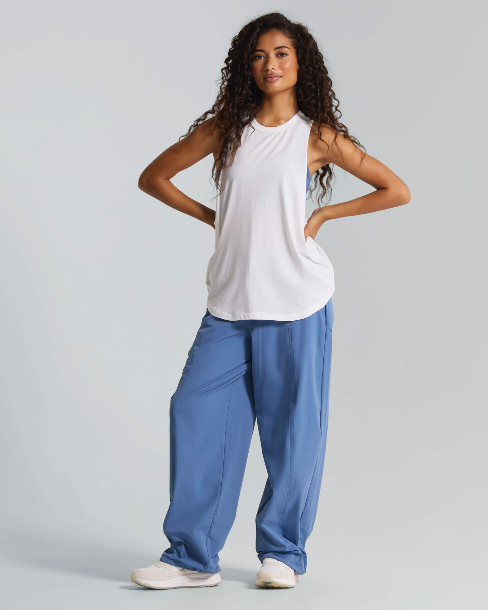 Women's Low Key Tank |White| outfit