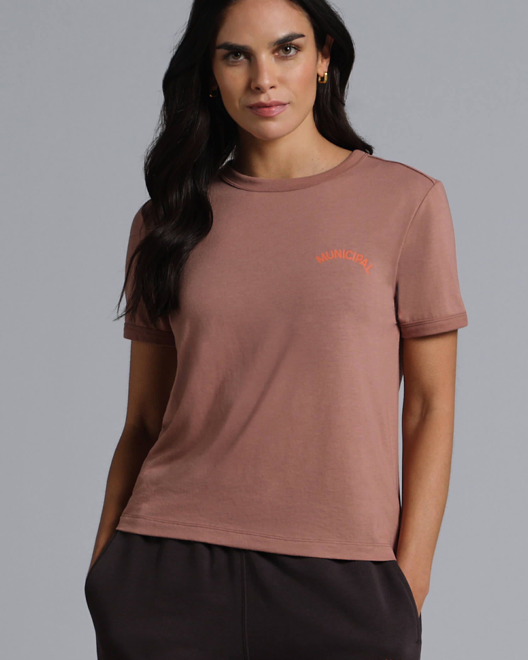 Women's Tomboy T-Shirt |Mauve| front