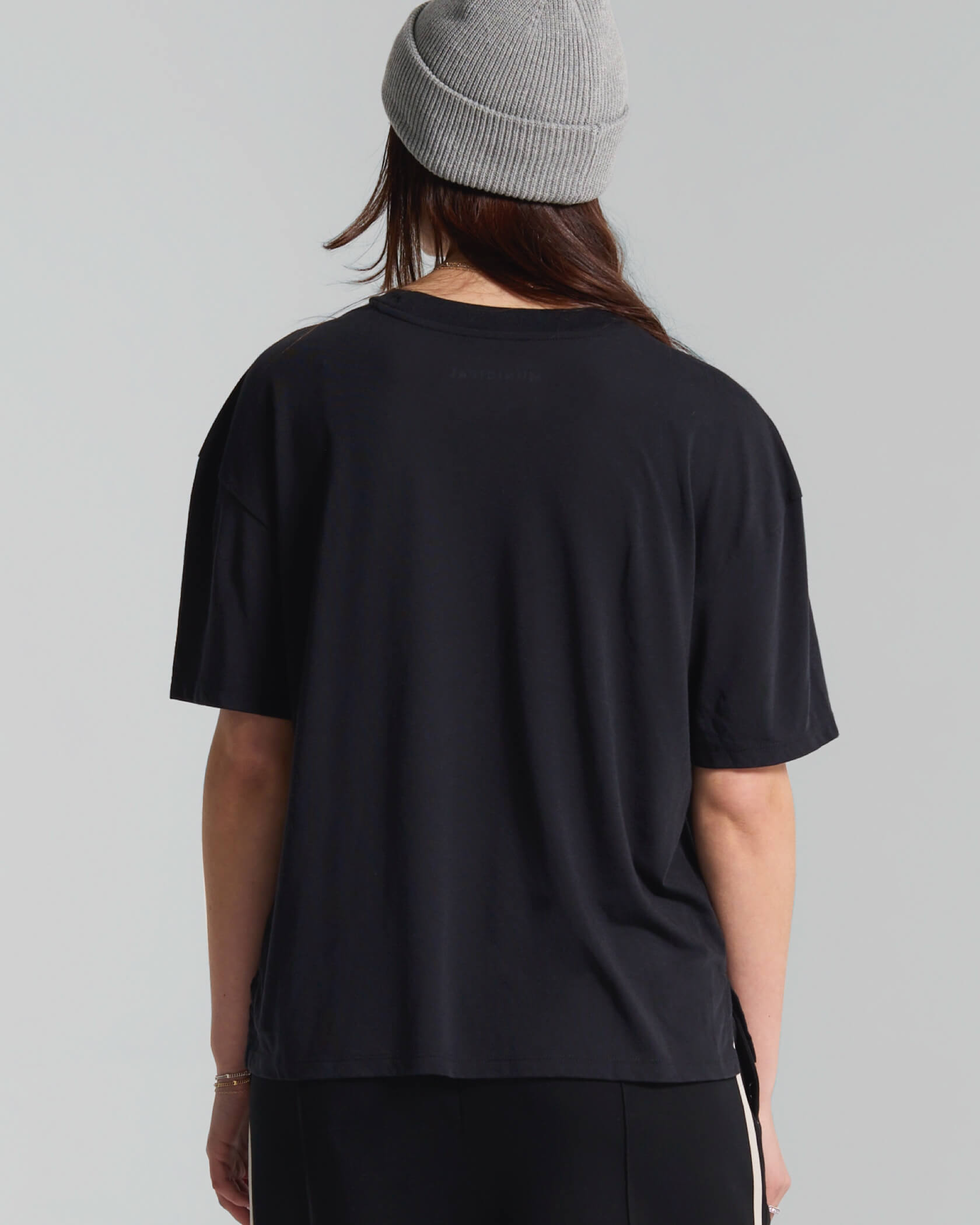 Women's Wordmark T-Shirt |Black| back