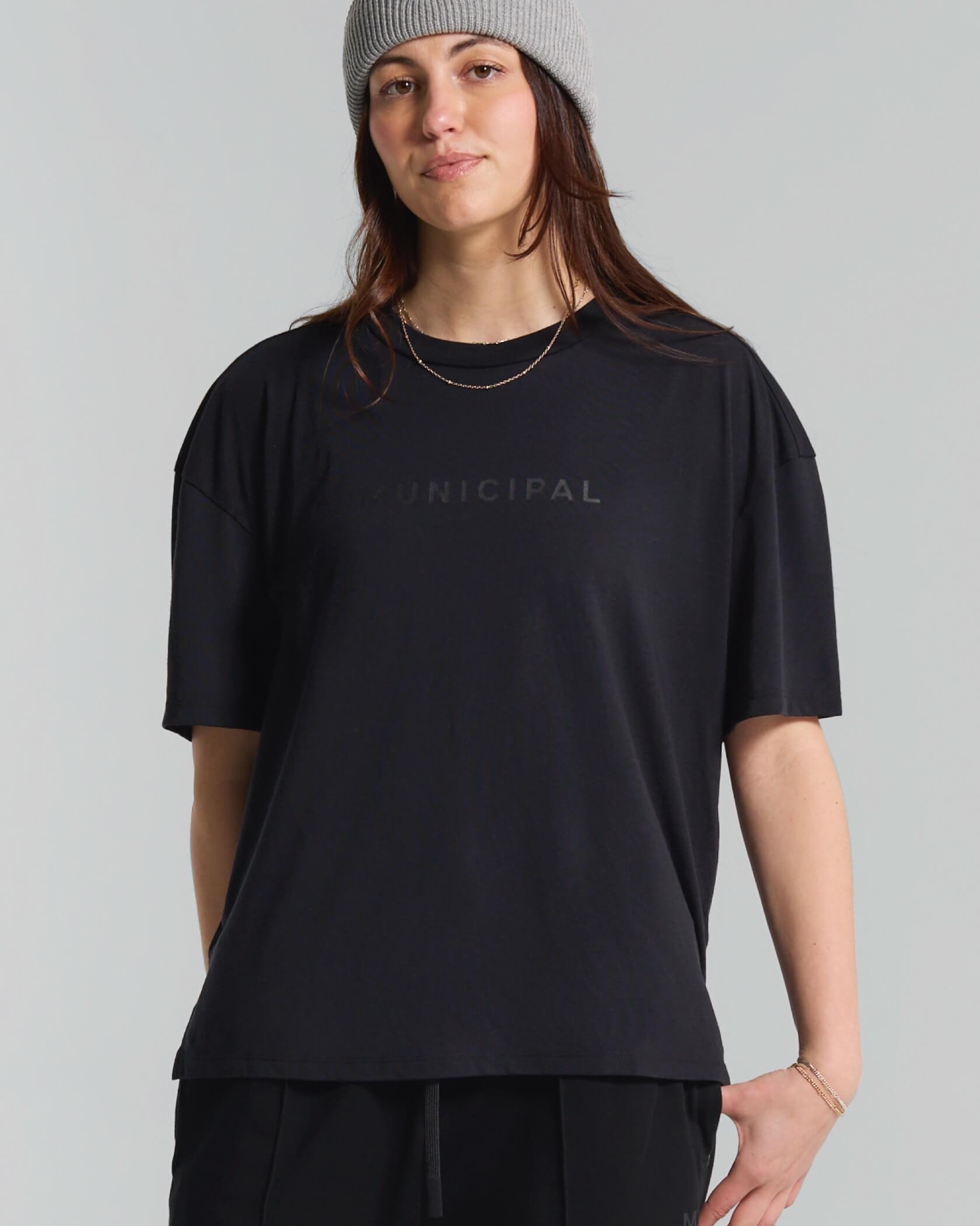 Women's Wordmark T-Shirt |Black| front